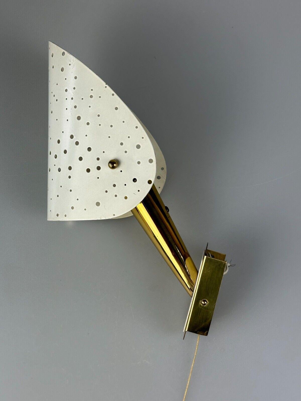 50s 60s wall lamp by Ernest Igl for Hillbrand Brass & Metal Design In Good Condition For Sale In Neuenkirchen, NI