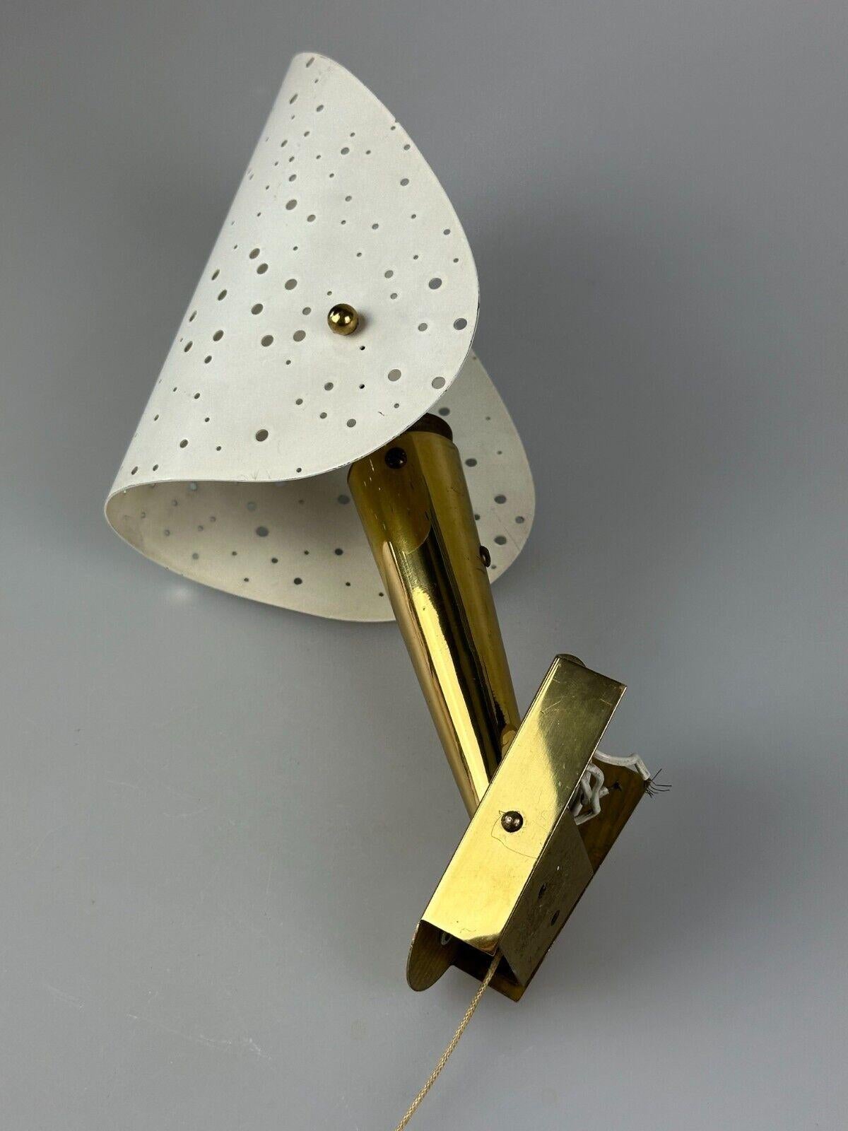 Mid-20th Century 50s 60s wall lamp by Ernest Igl for Hillbrand Brass & Metal Design For Sale