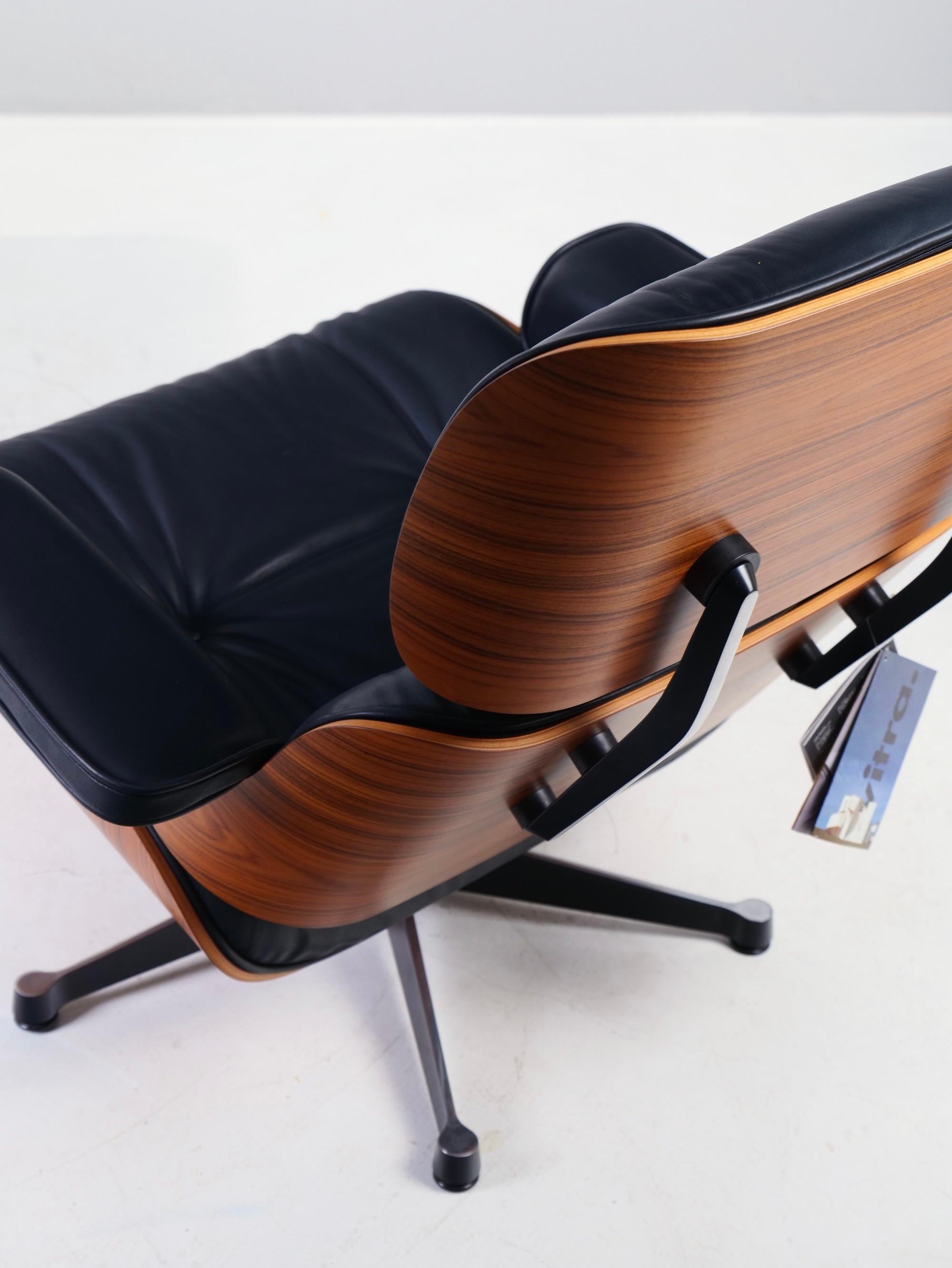 Mid-Century Modern 50s Anniversary Edition No. 000/999 Eames Lounge Chair, Vitra by Herman Miller For Sale