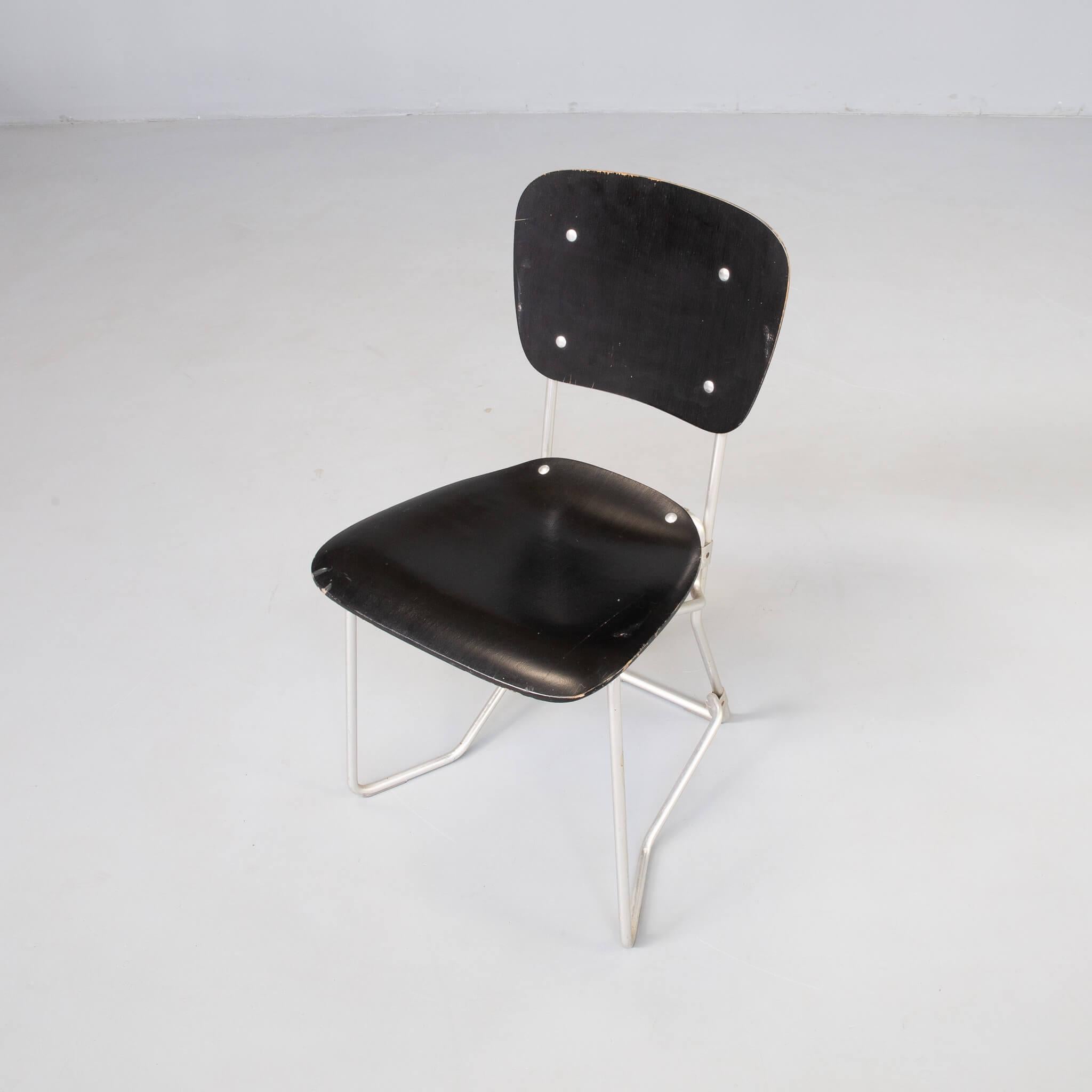 50s Armin Wirth ‘aluflex’ folding chair for Ph. Zieringer KG set/8 5