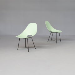 50s Augusto Bozzi Chairs for Saporiti Set/2