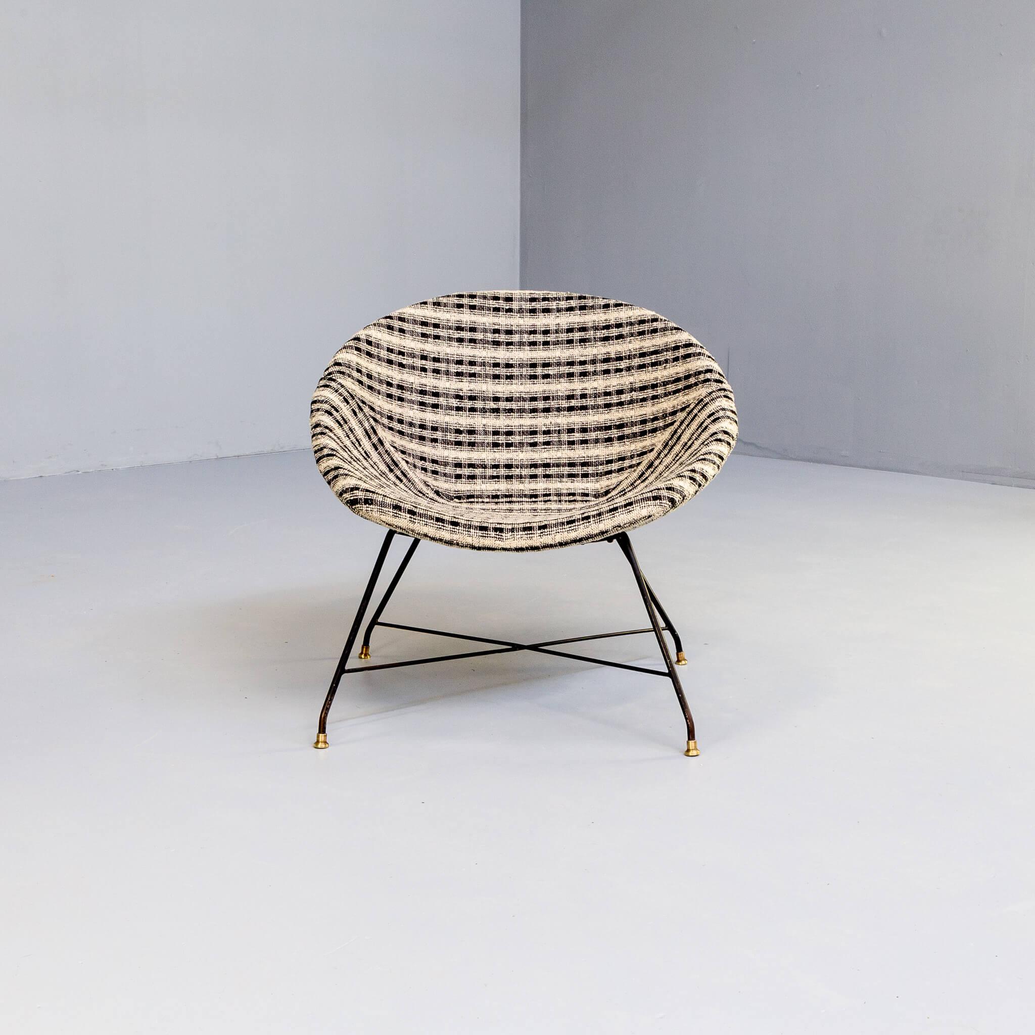 50s Augusto Bozzi Lounge Chair for Saporiti 1