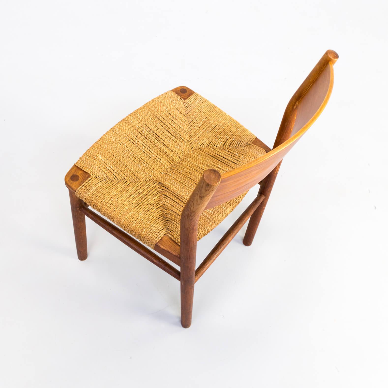 1950s Børge Mogensen ‘model 157’ Chair for Søborg Møbler Set of 2 For Sale 2