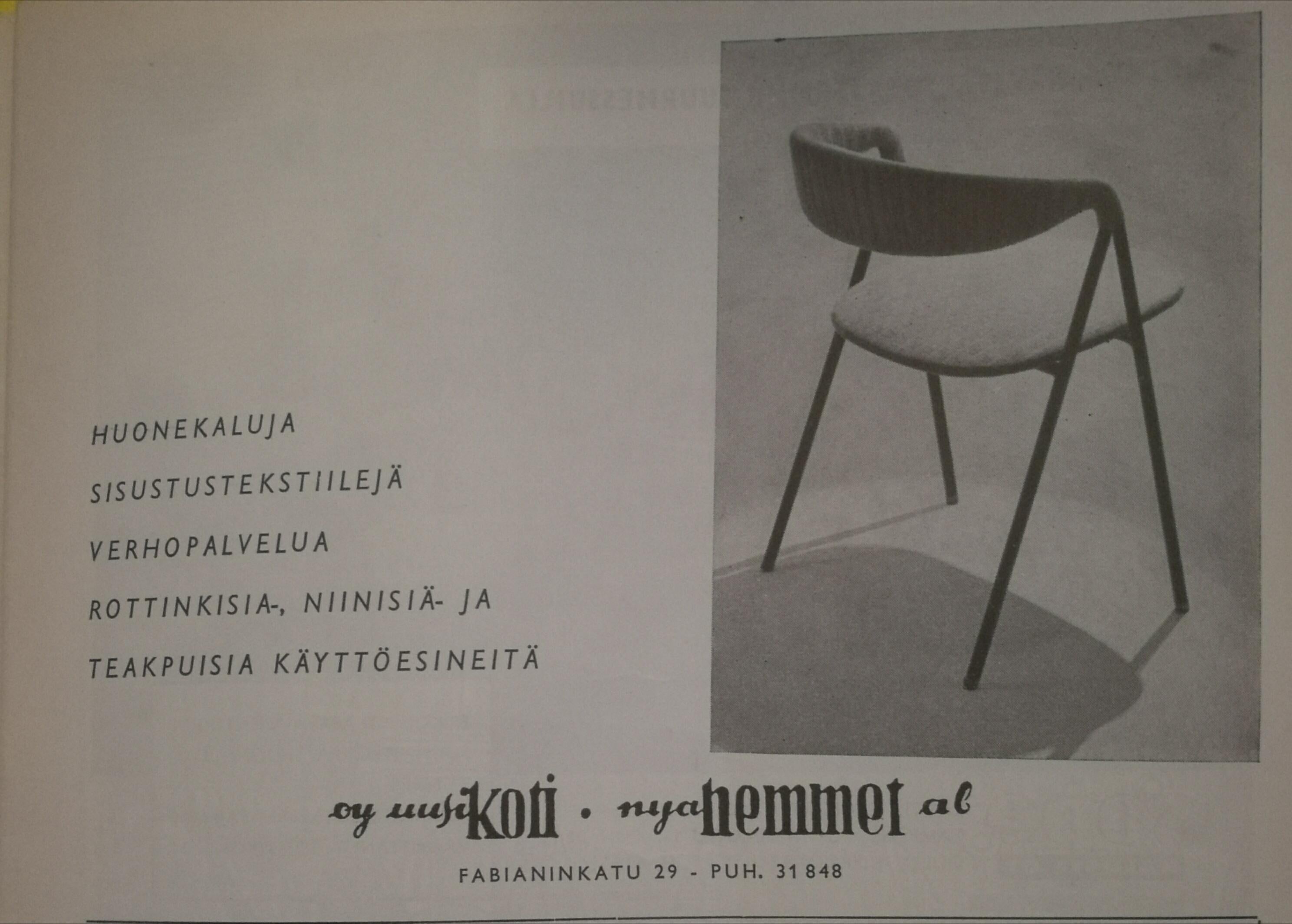 Copper 1950s Chairs by Maija-Liisa Komulainen For Sale