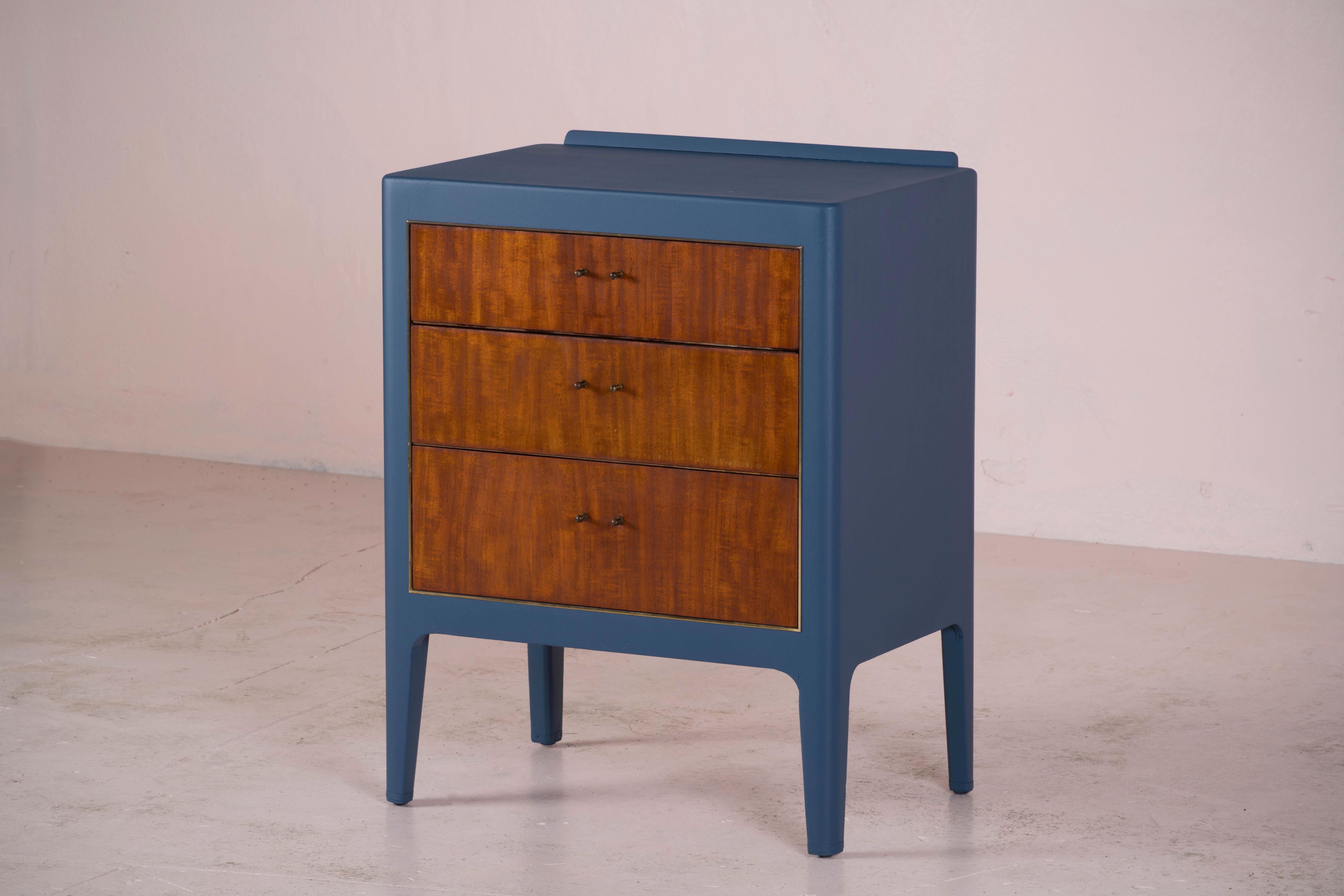 navy chest of drawers