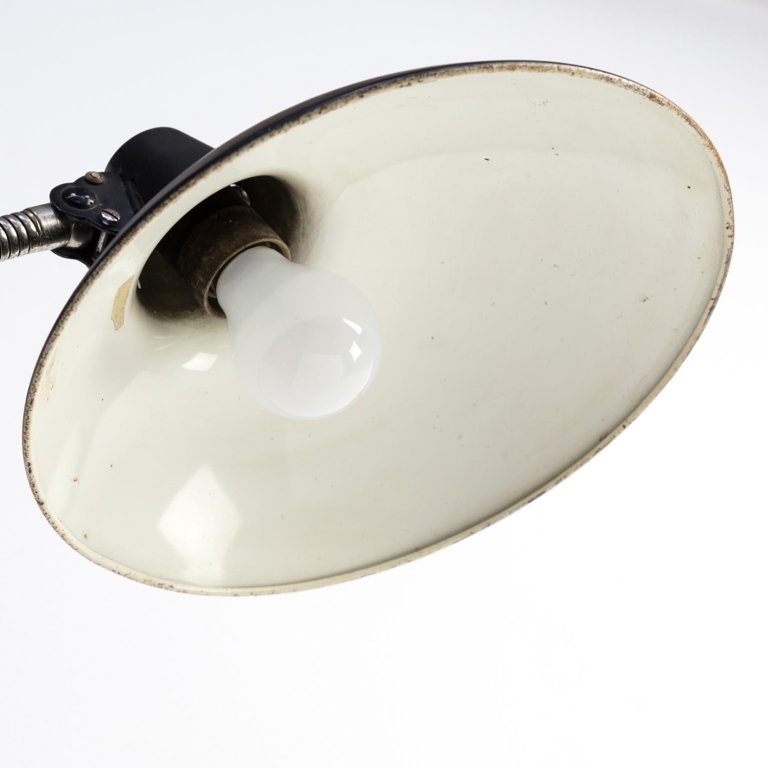 Metal 1950s Christian Dell Desk Lamp for Kaiser Idell For Sale