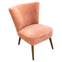 50s Cocktail Chair in Salmon Pink