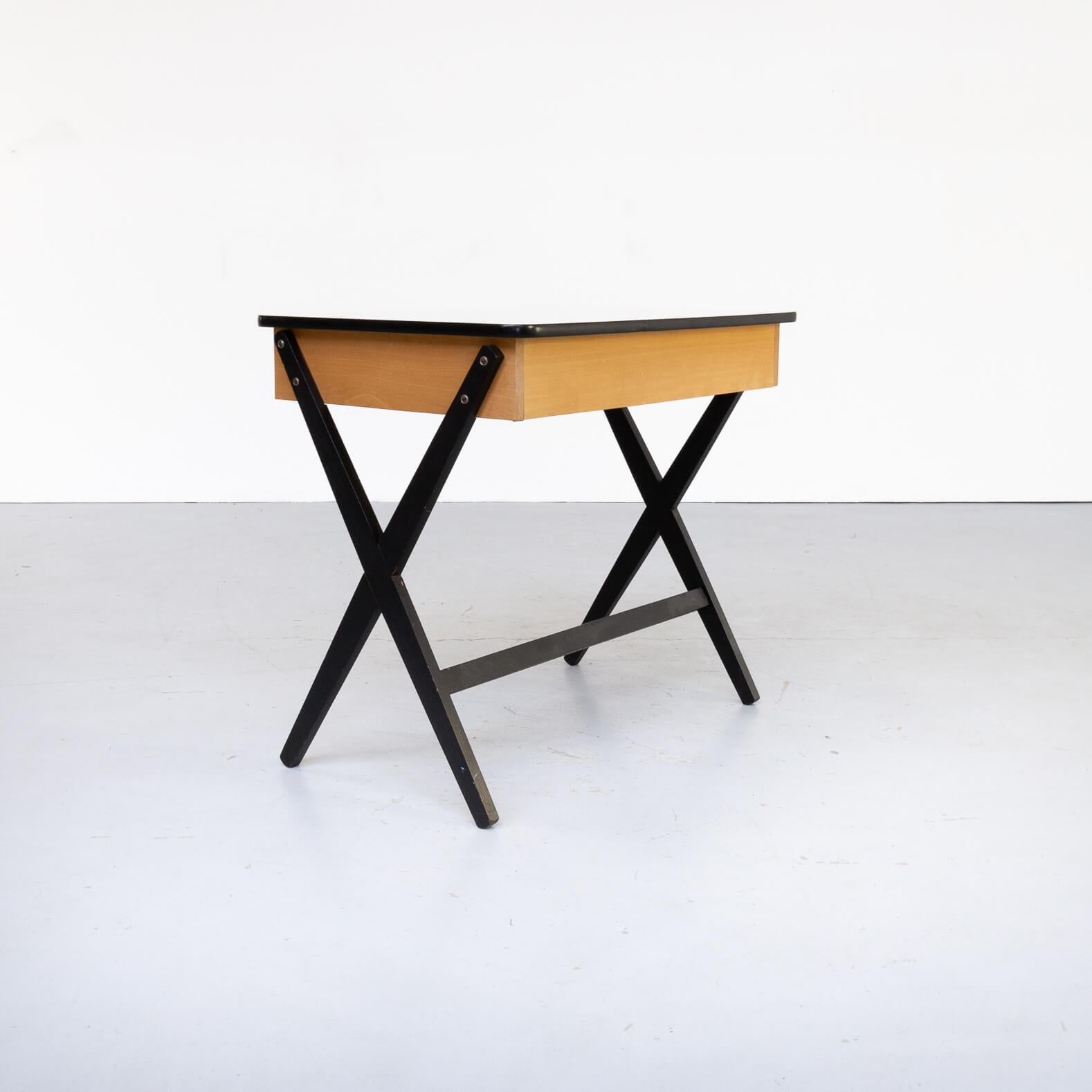 Laminate 50s Coen de Vries Wooden Writing Desk for Devo For Sale