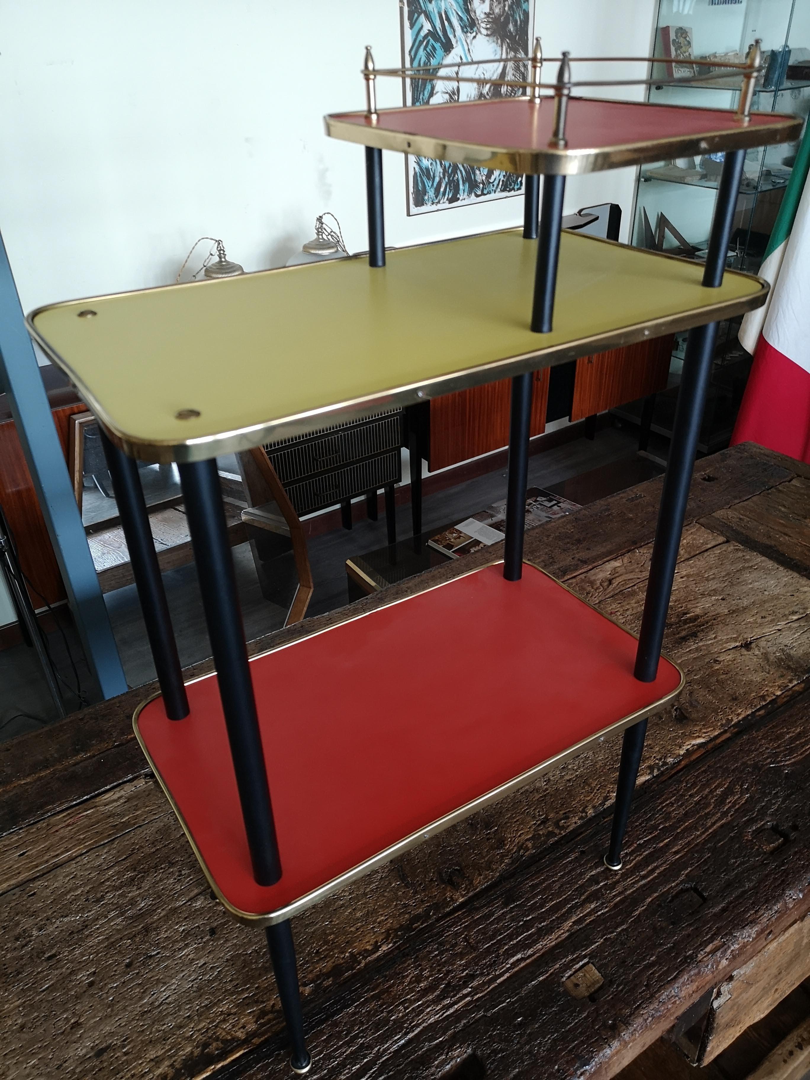1950s Console Table in Coloured Formica 3
