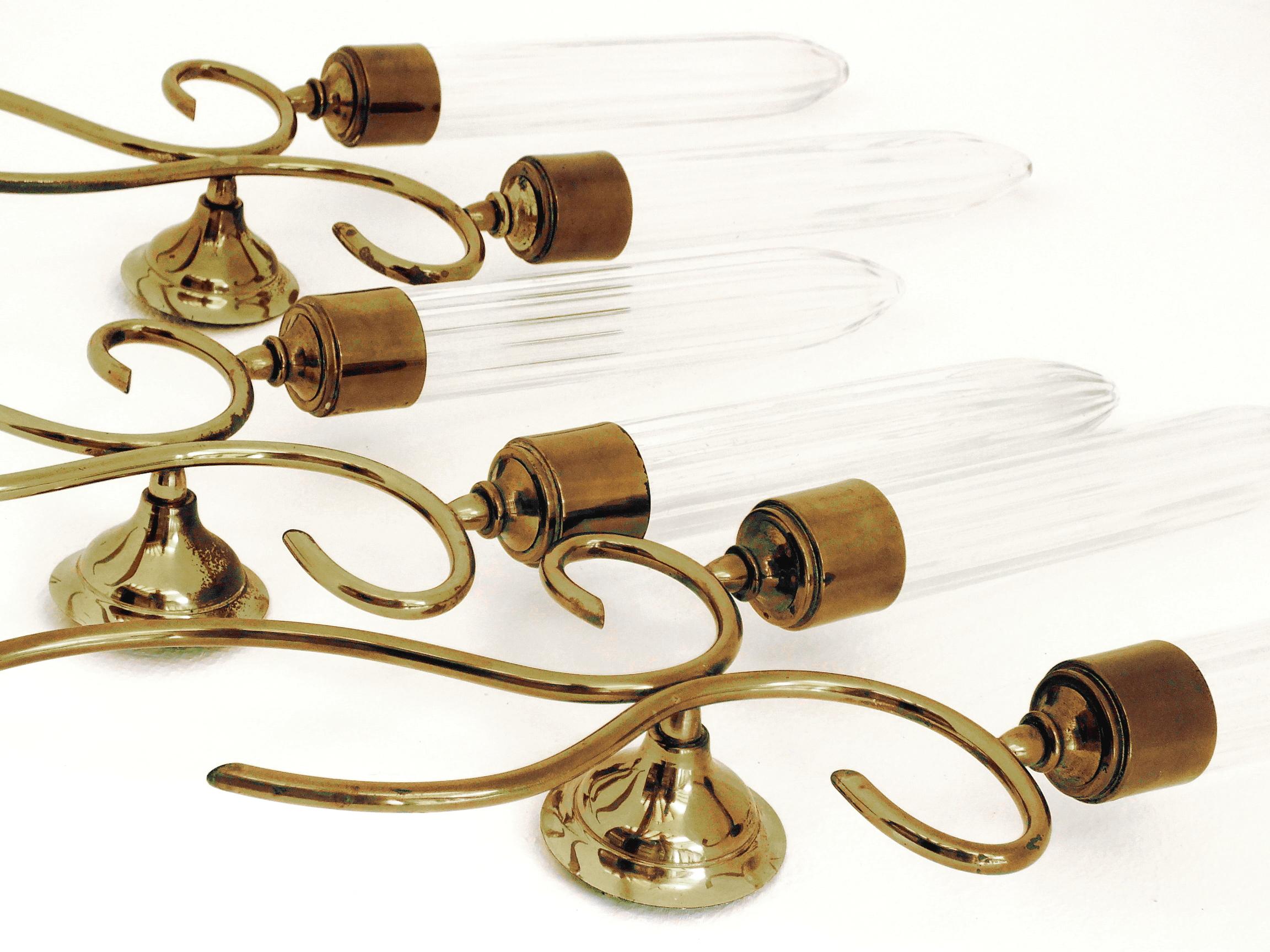 Wandlampen im 50er-Jahre-Design von Seguso Italien, 3er-Set im Angebot 2