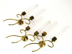 50s Design Wall Lamps by Arredoluce Italy, Lelli angelo design Set of 3