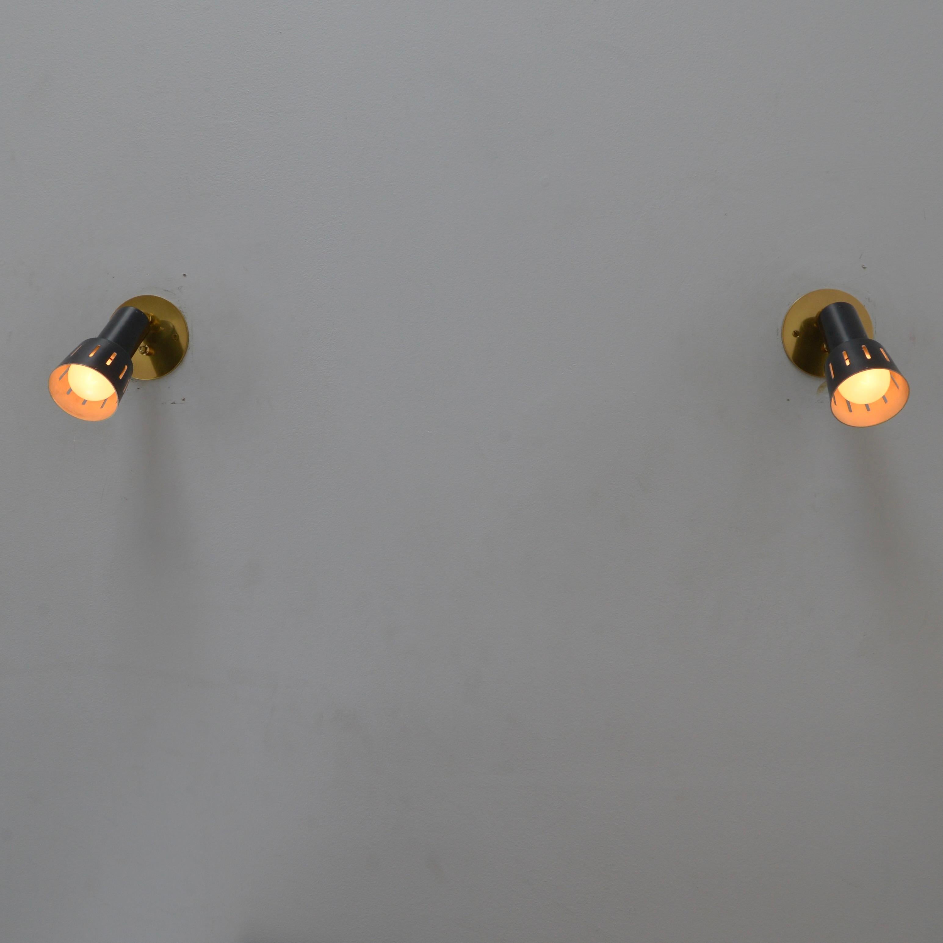 Alluminio Lampade a spot direzionali anni '50 in vendita