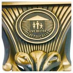 50s Eichler Home Cold War Atomic Scare Mid Century Modern Brass Door Knocker