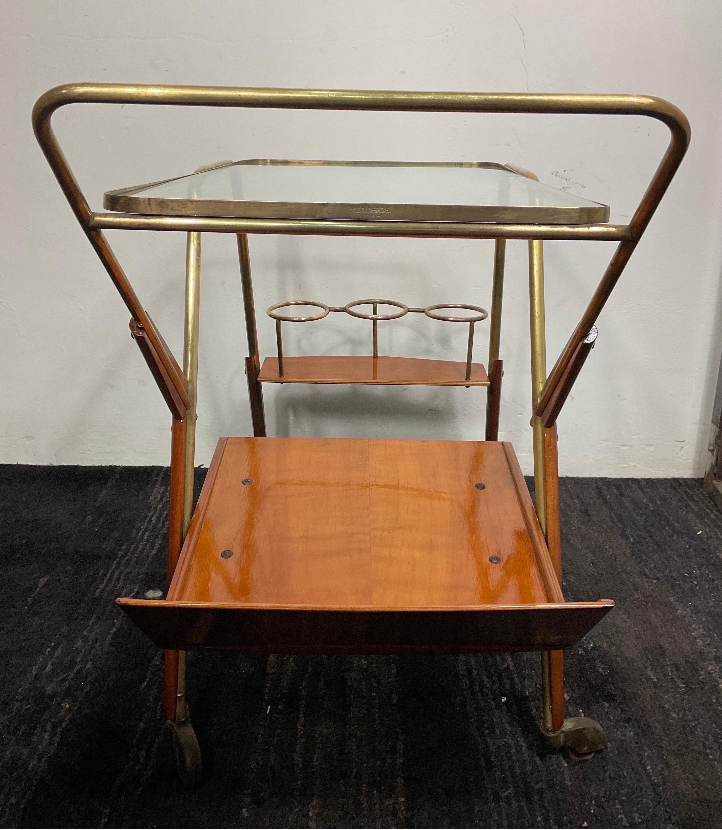 50's food trolly attributable to Cesare Lacca For Sale 3