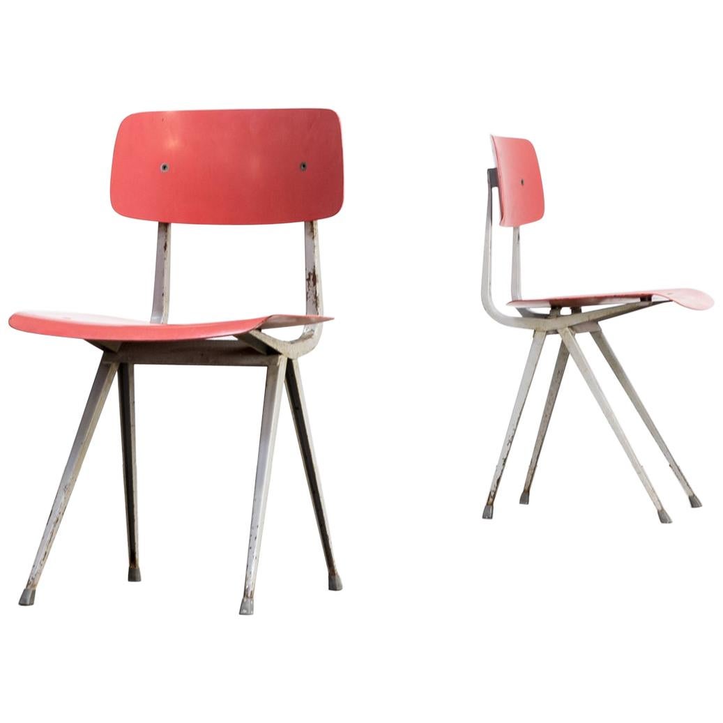 1950s Friso Kramer ‘Result’ Chair for Ahrend de Cirkel Set of 2 For Sale