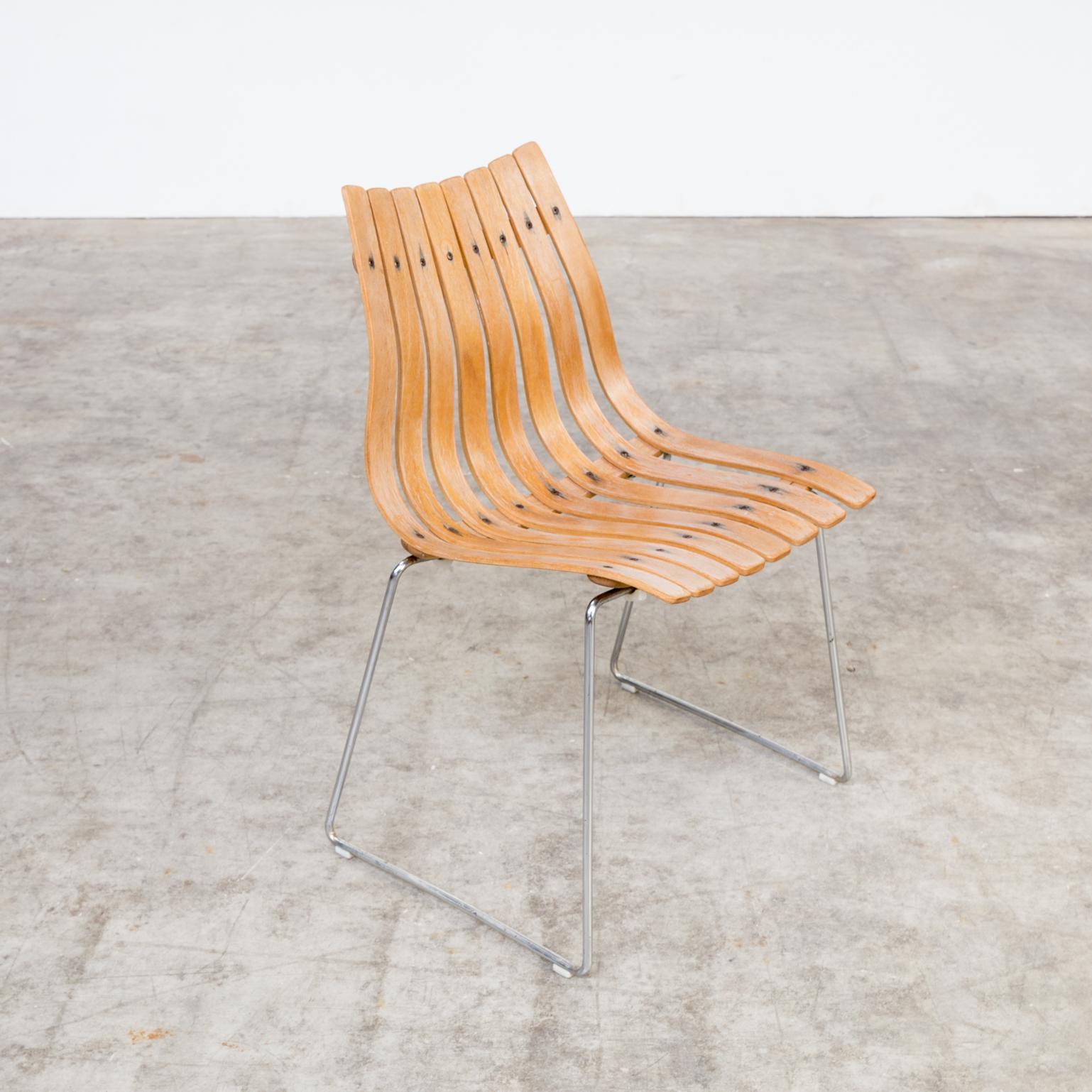1950s Hans Brattrud ‘Scandia’ Chair for Hove Möbler Set/2 For Sale 6