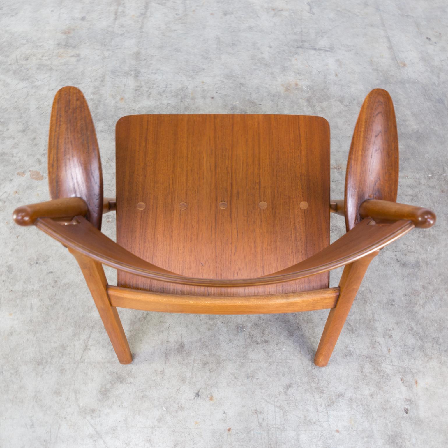 1950s Hans Wegner ‘Ch28t’ Fauteuil for Carl Hansen & Søn Set of Two For Sale 2