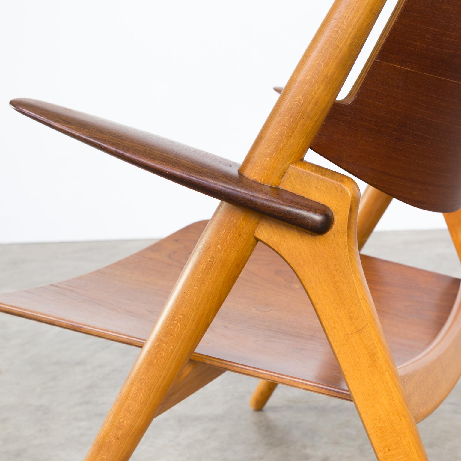 1950s Hans Wegner ‘Ch28t’ Fauteuil for Carl Hansen & Søn Set of Two For Sale 7