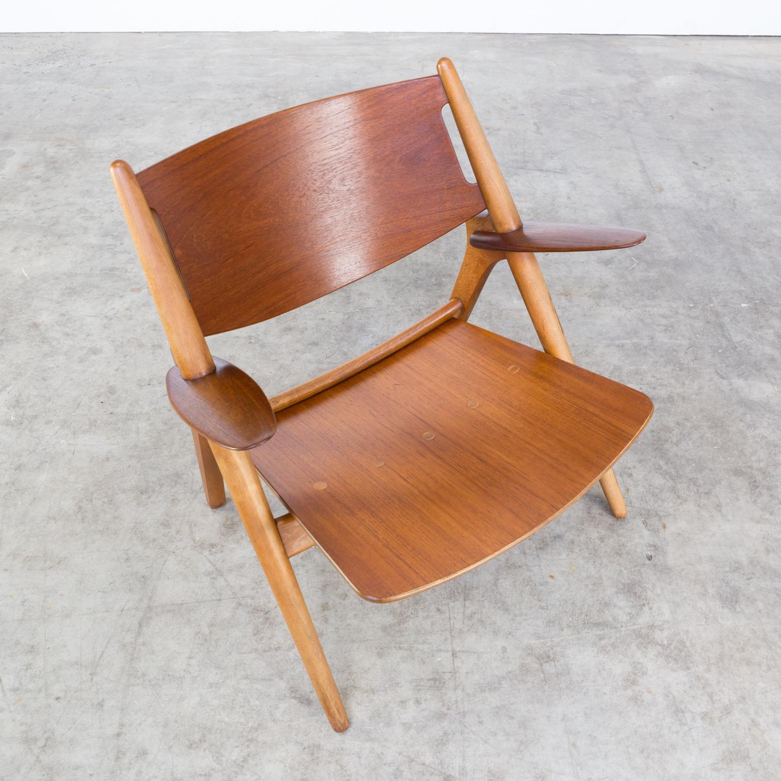 1950s Hans Wegner ‘Ch28t’ Fauteuil for Carl Hansen & Søn Set of Two For Sale 1