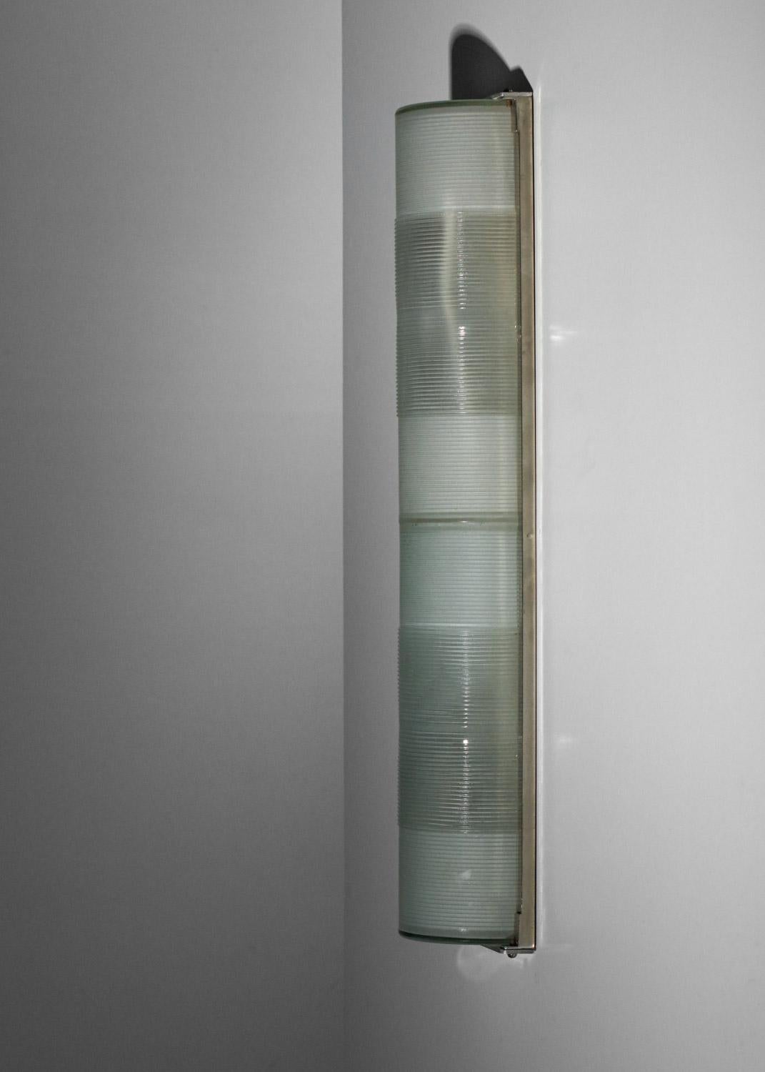 Applique italienne en verre des années 50 - H129 en vente 3