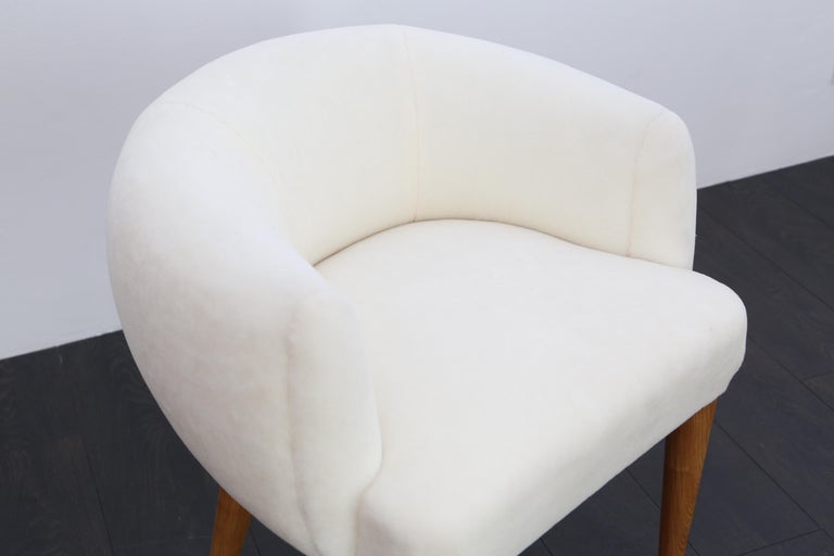 50s Jean Royère 'Ours Polaire' Armchair in Oak and Velvet Upholstery For  Sale at 1stDibs | 1950s ours is a love