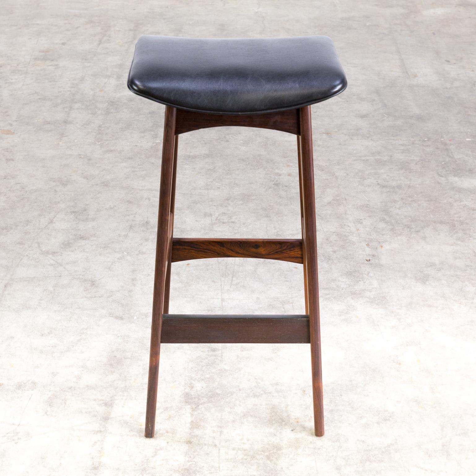 1950s Johannes Andersen Bar Stools for J. Skaaning & Son & Brdr. Andersen For Sale 3