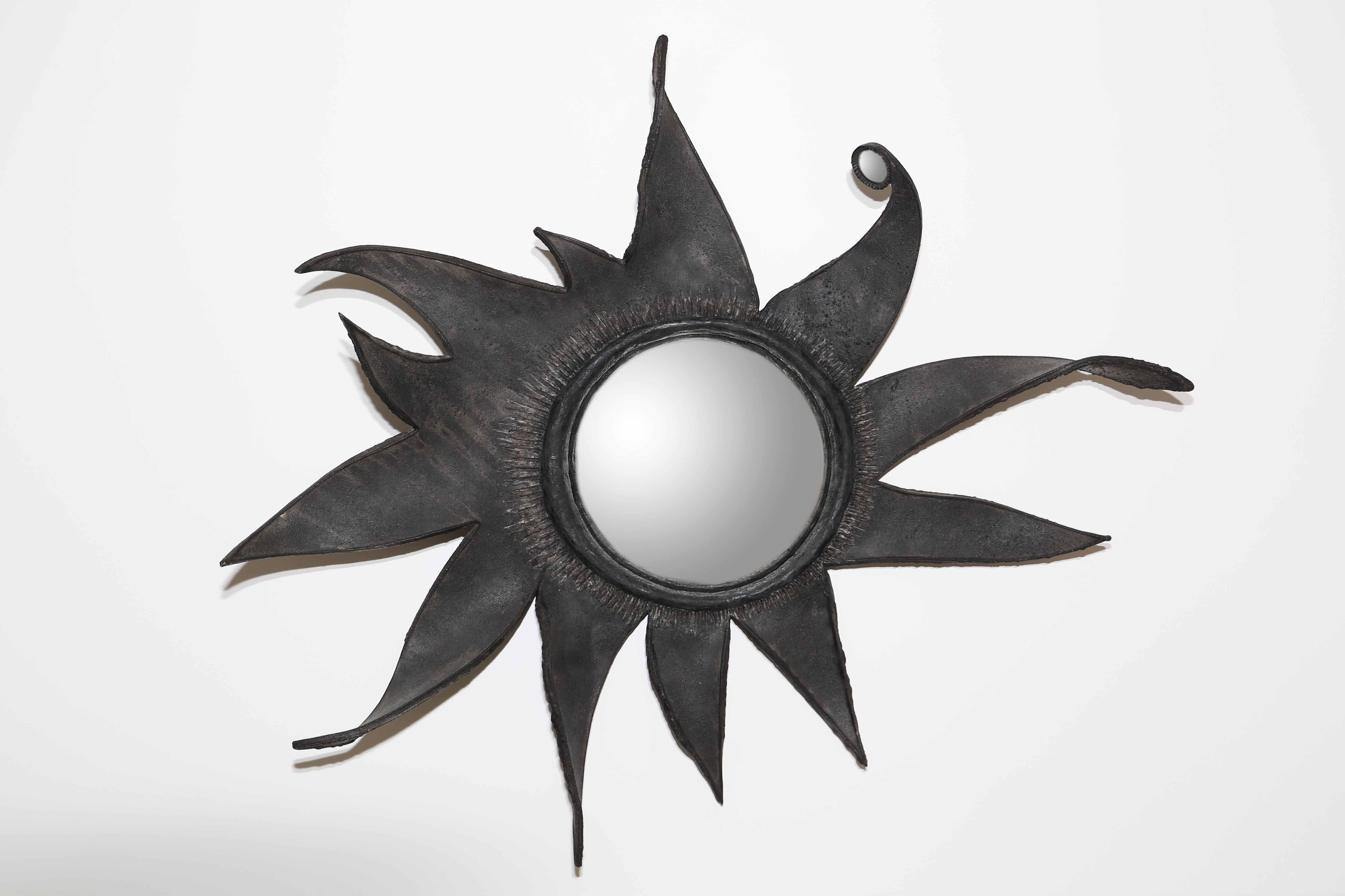 Mid-20th Century 50's Line Vautrin 'Folie' talosel convex mirror    For Sale