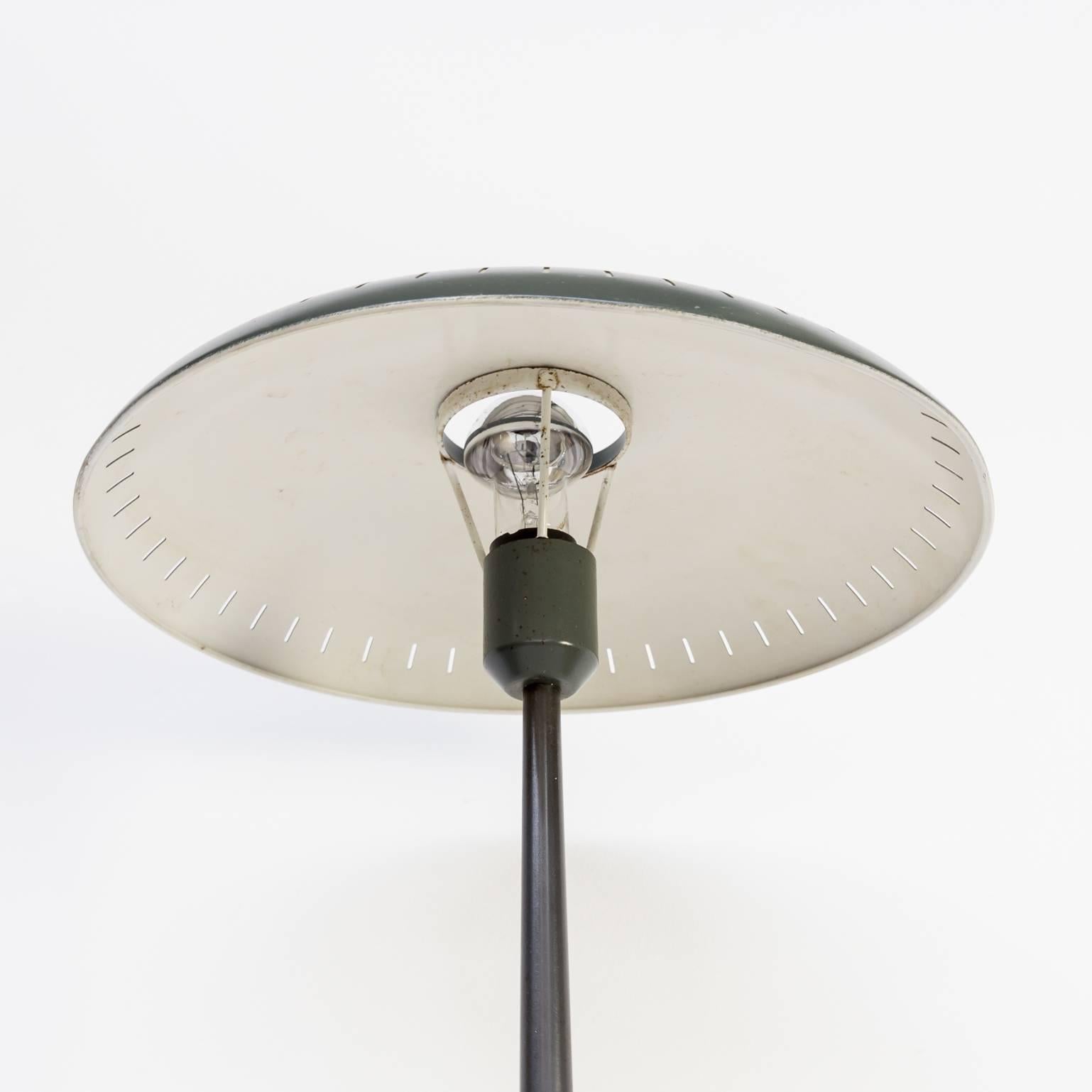 Metal 1950s Louis Kalff Table Lamp for Philips For Sale
