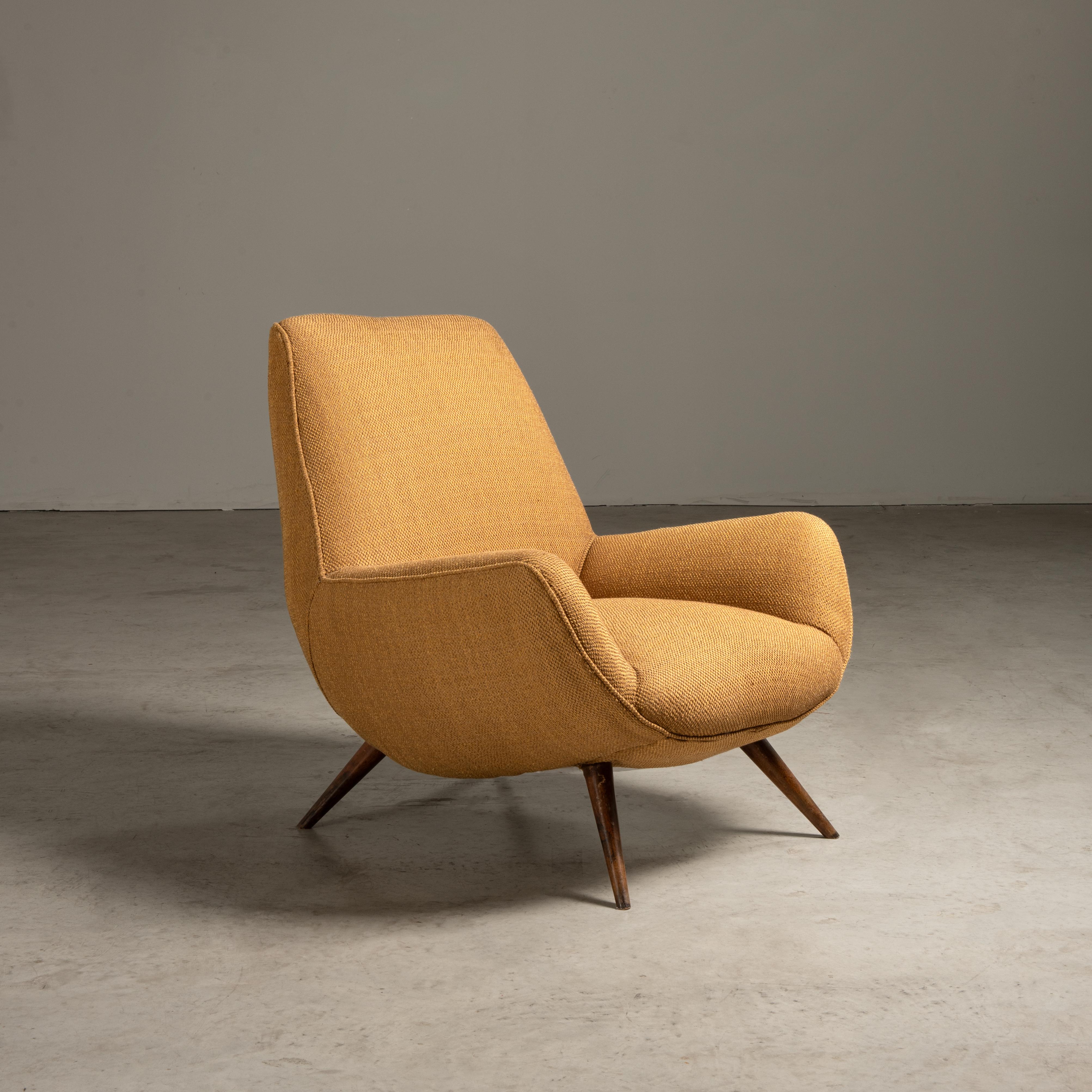 50's Lounge Chair with Ottoman, Brazilian Mid-Century Modern 2