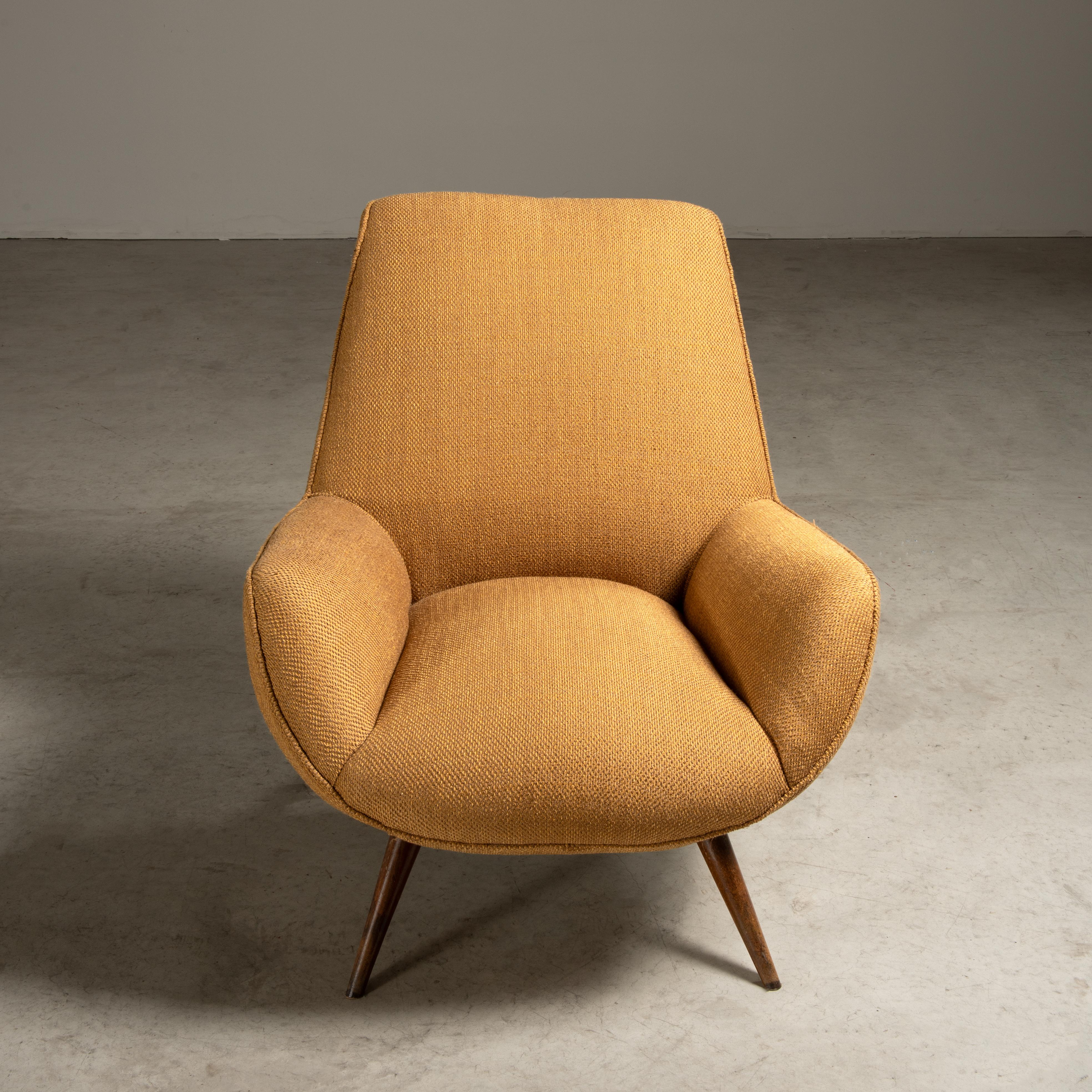 50's Lounge Chair with Ottoman, Brazilian Mid-Century Modern 3