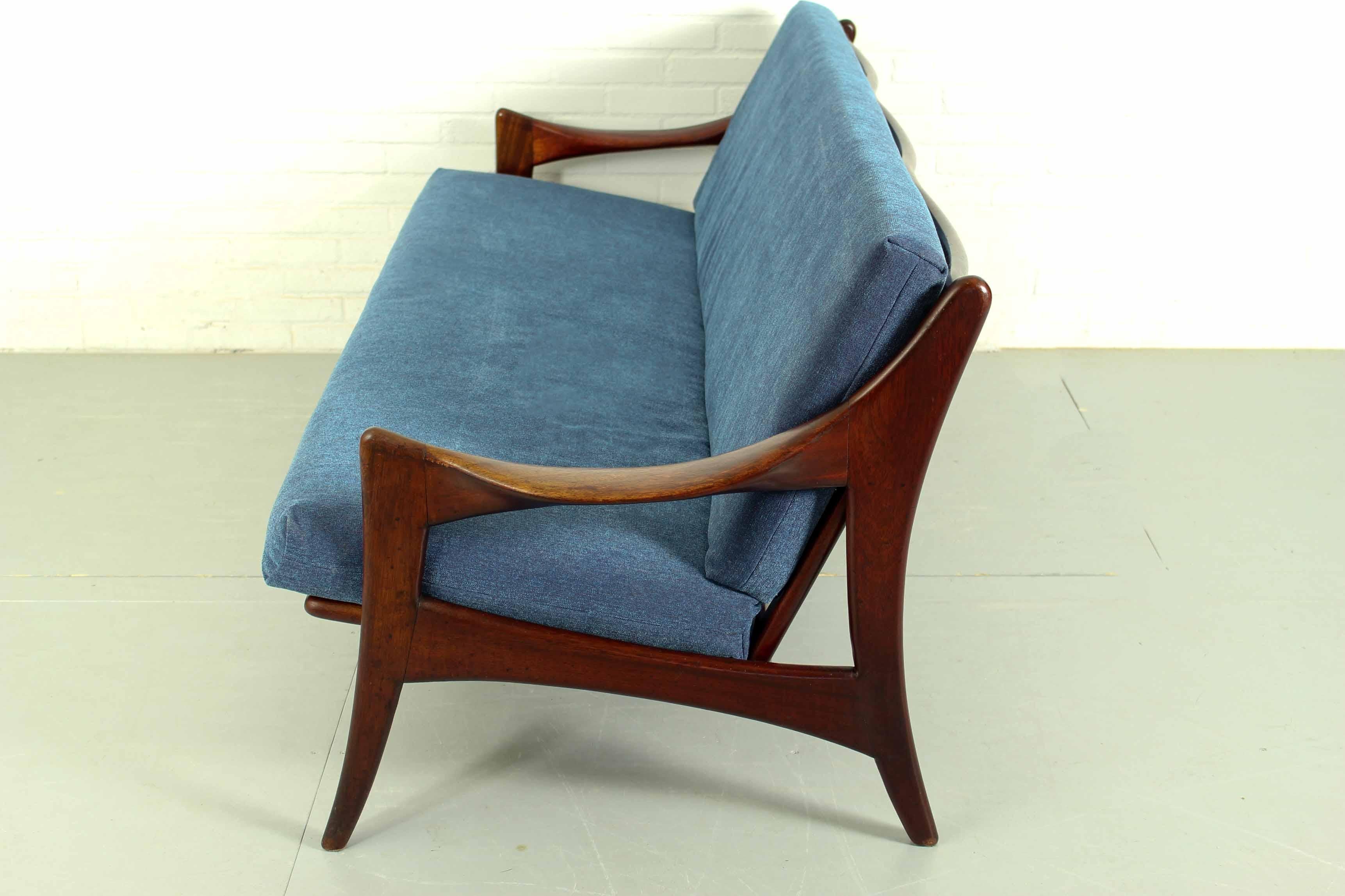 50er Jahre Mid Century Dutch Design Sofa für De Ster Gelderland (Niederländisch) im Angebot
