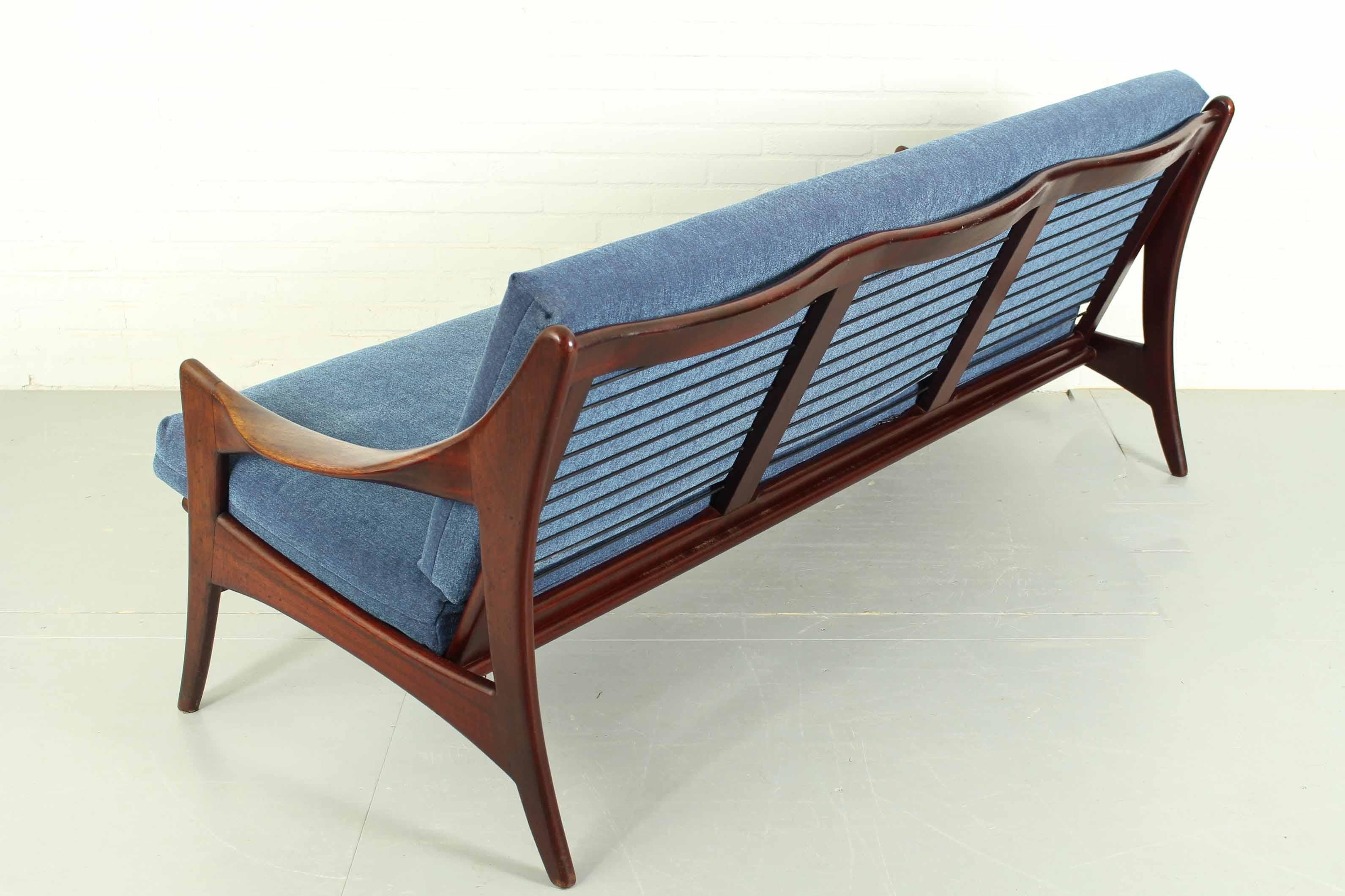 50er Jahre Mid Century Dutch Design Sofa für De Ster Gelderland (20. Jahrhundert) im Angebot