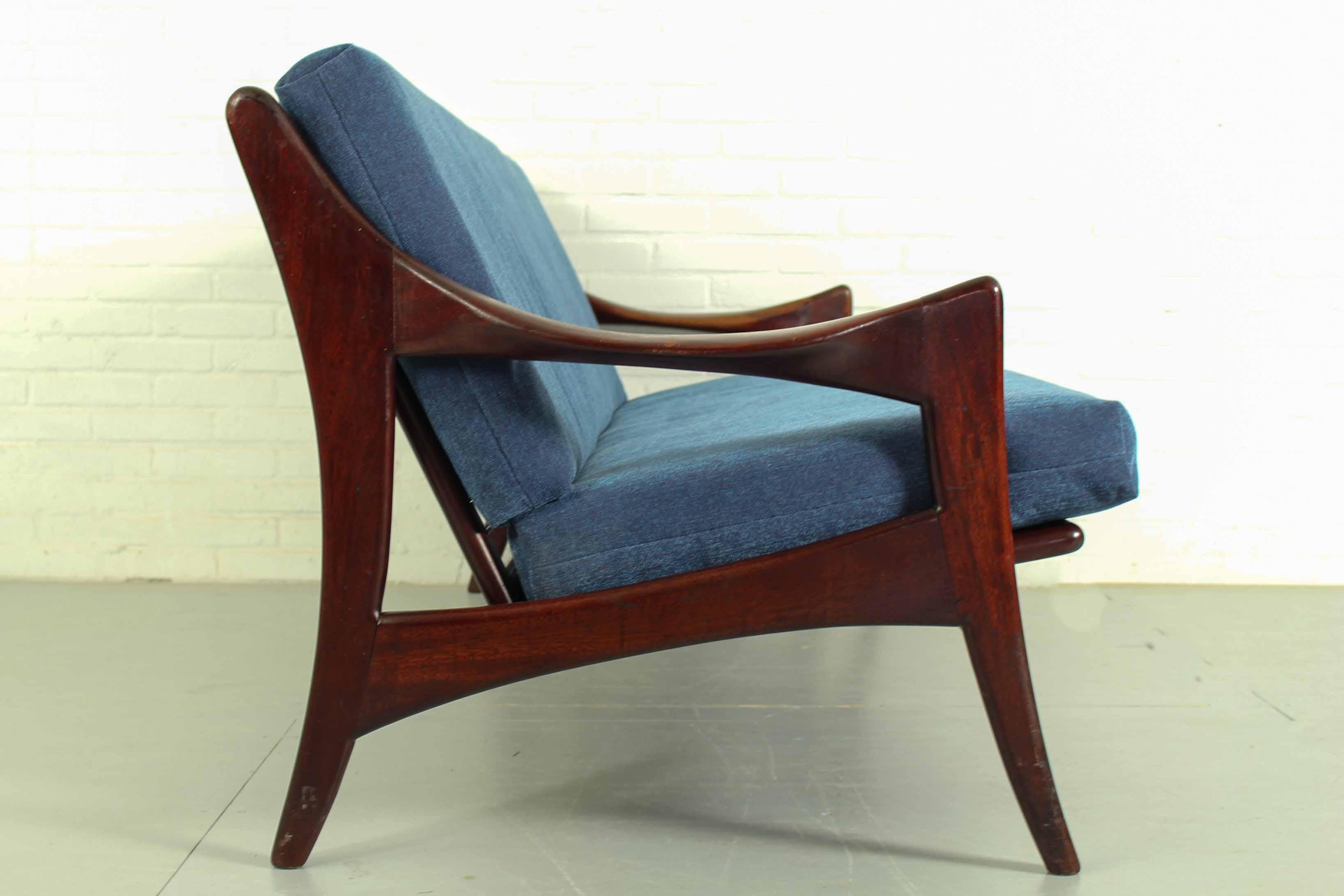 50s Mid Century Dutch Design Sofa for De Ster Gelderland For Sale 1