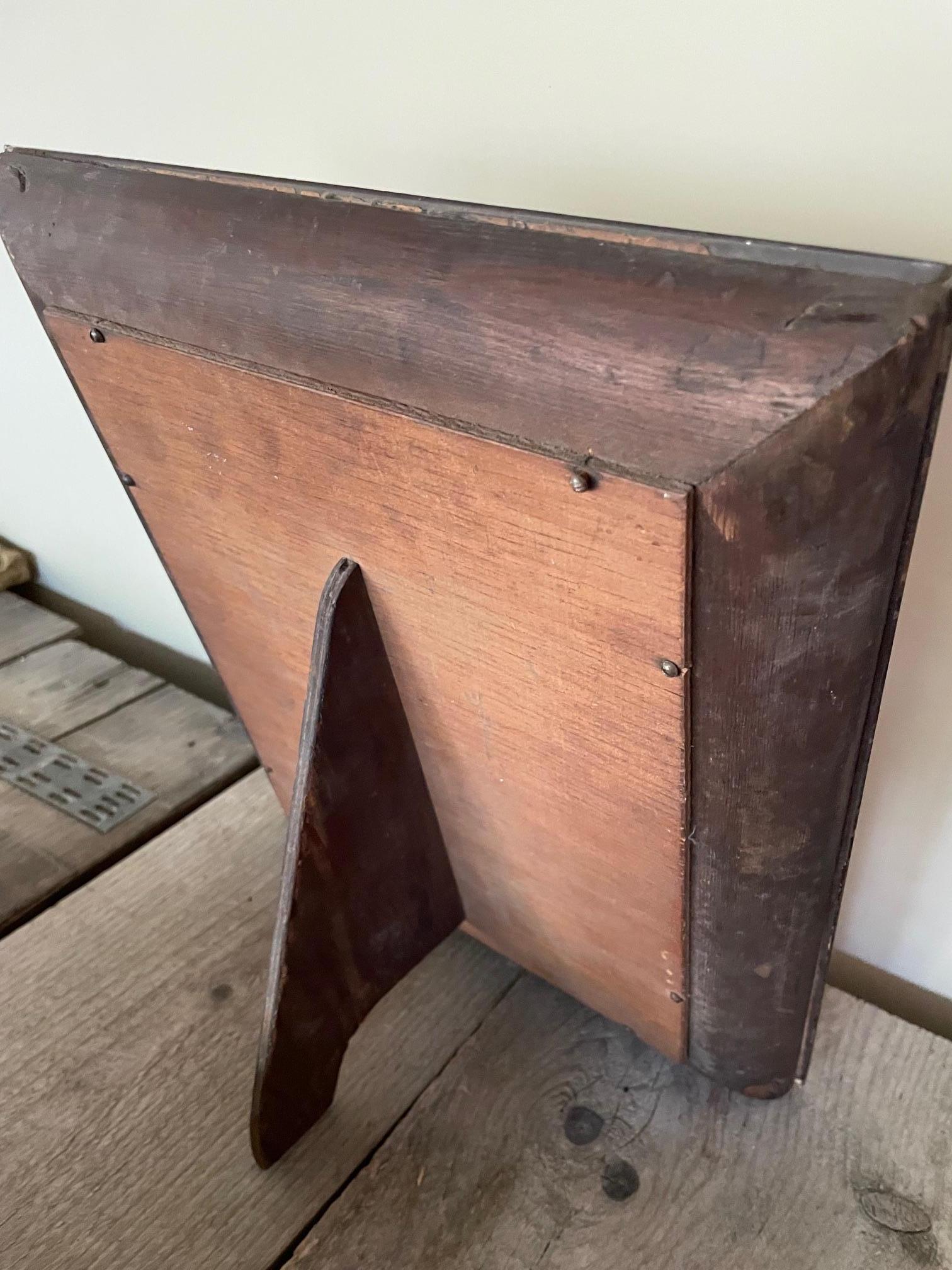 50's mirror photo frame In Distressed Condition For Sale In Nivelles, BE