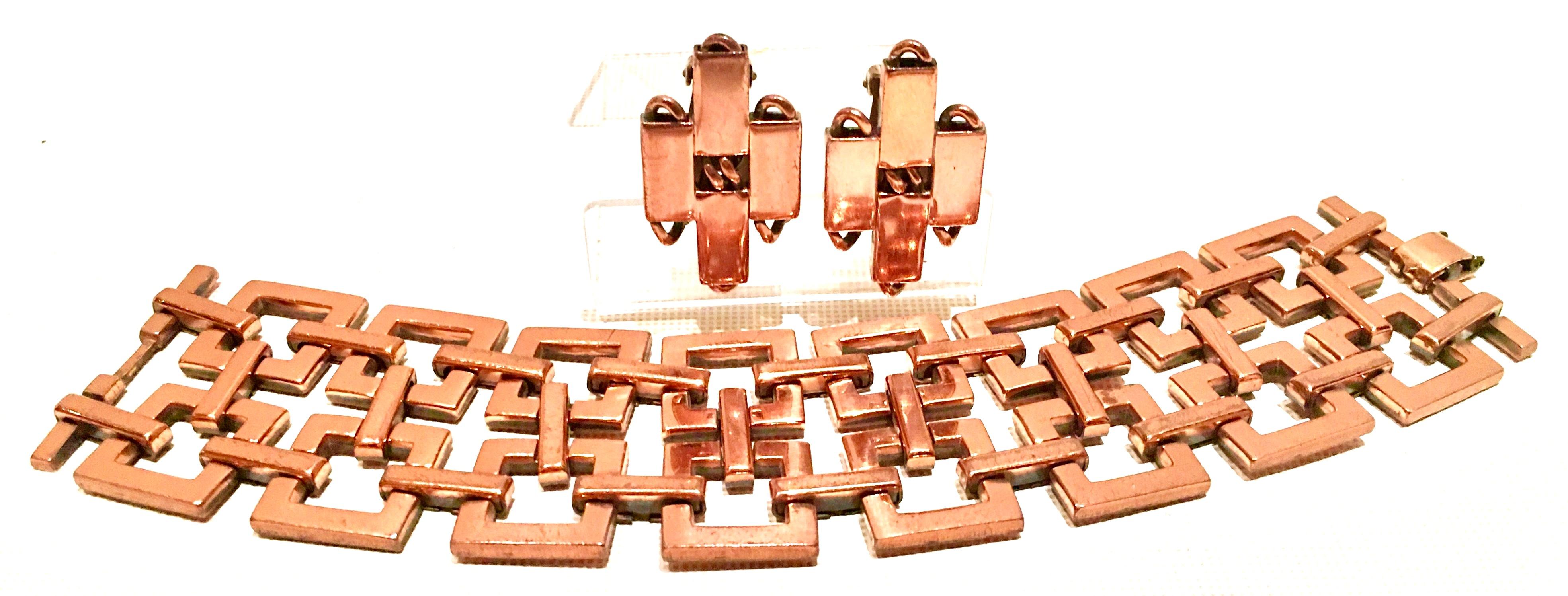 copper chain link bracelet