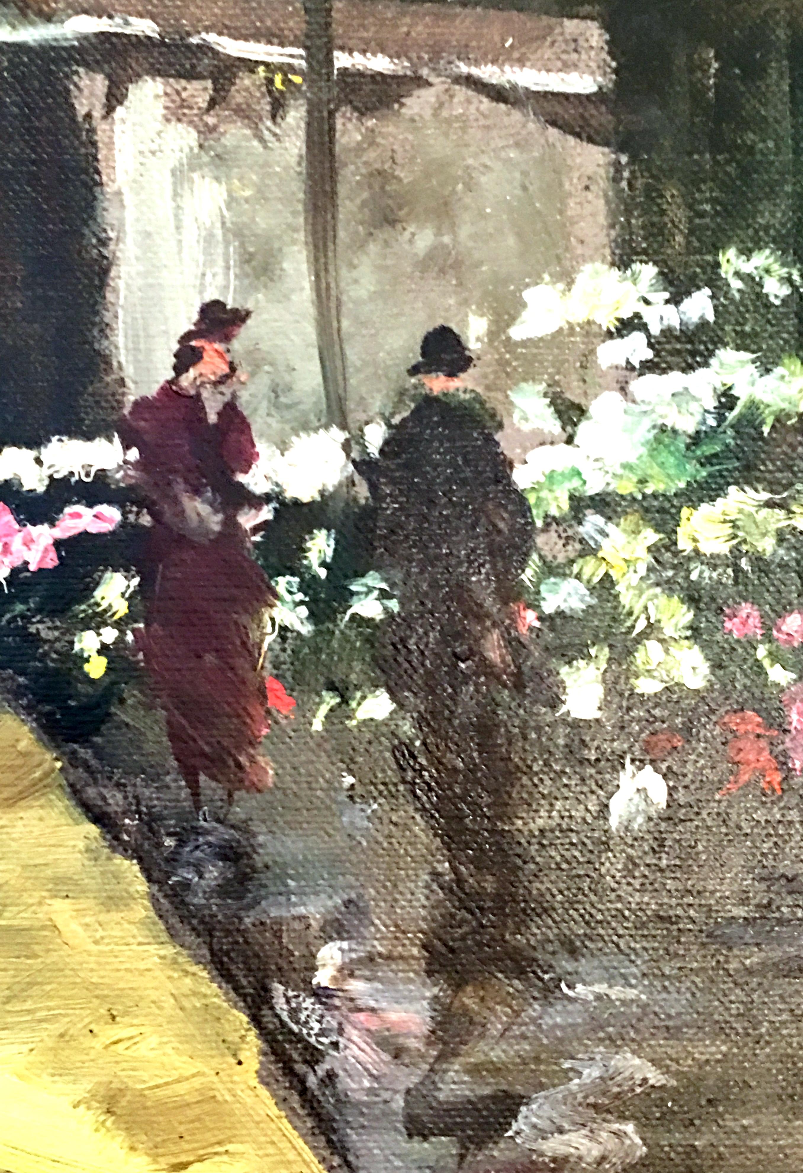 1955 Original Oil on Canvas Painting 
