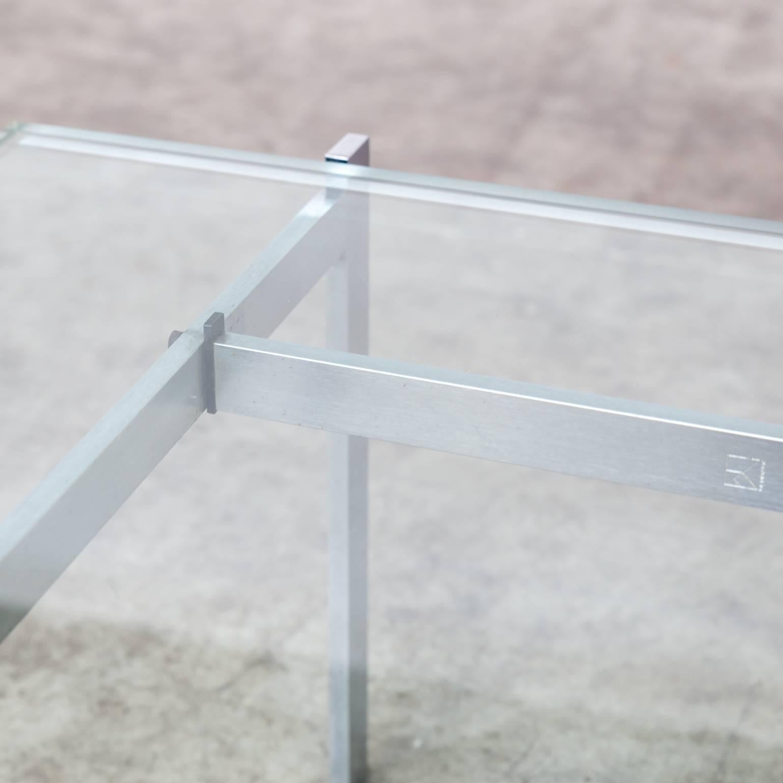 Stainless Steel 1950s Poul Kjaerholm ‘PK61’ Coffee Table for EKC For Sale
