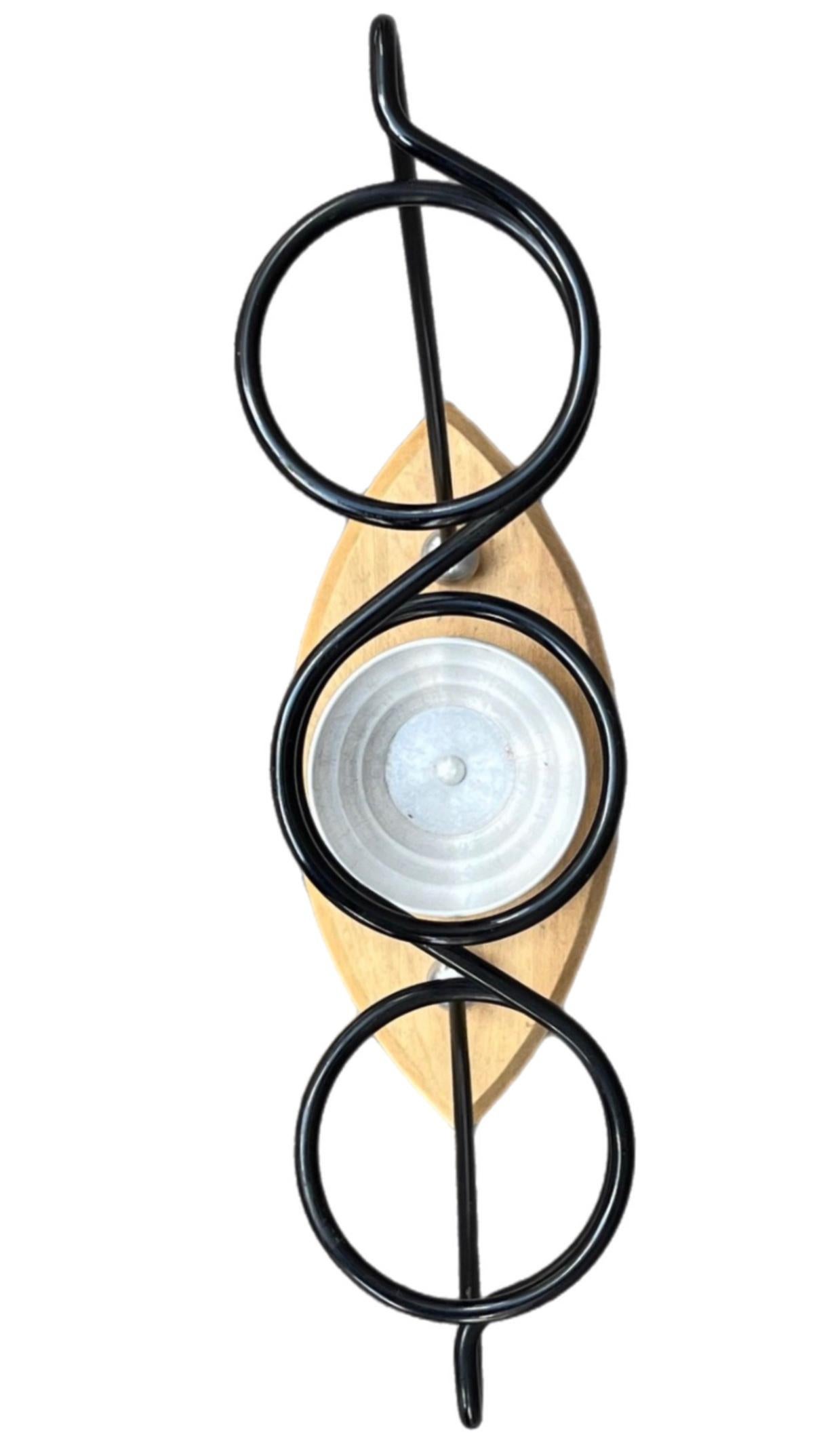50s Rare Français Mid Century Modern Carl Aubock insp Minimalist Umbrella Holder Bon état - En vente à St.Petersburg, FL