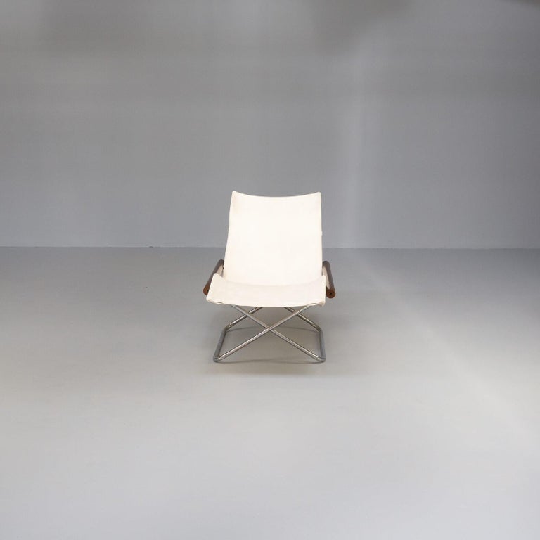 50s Takeshi Nii ‘NY Chair X’ Folding Chaise Longue for Jox Interni at 1stDibs