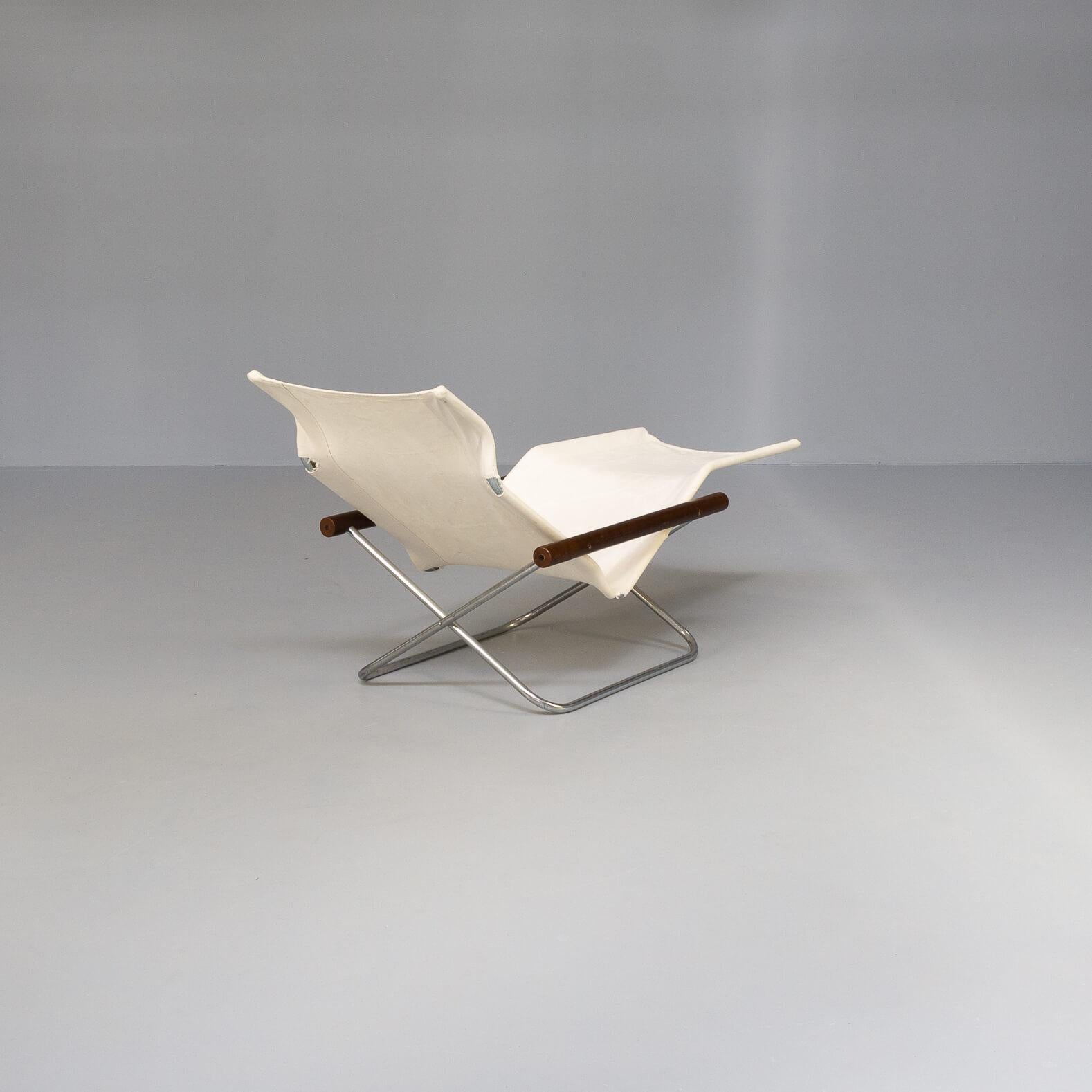 Mid-Century Modern 50s Takeshi Nii ‘NY Chair X’ Folding Chaise Longue for Jox Interni
