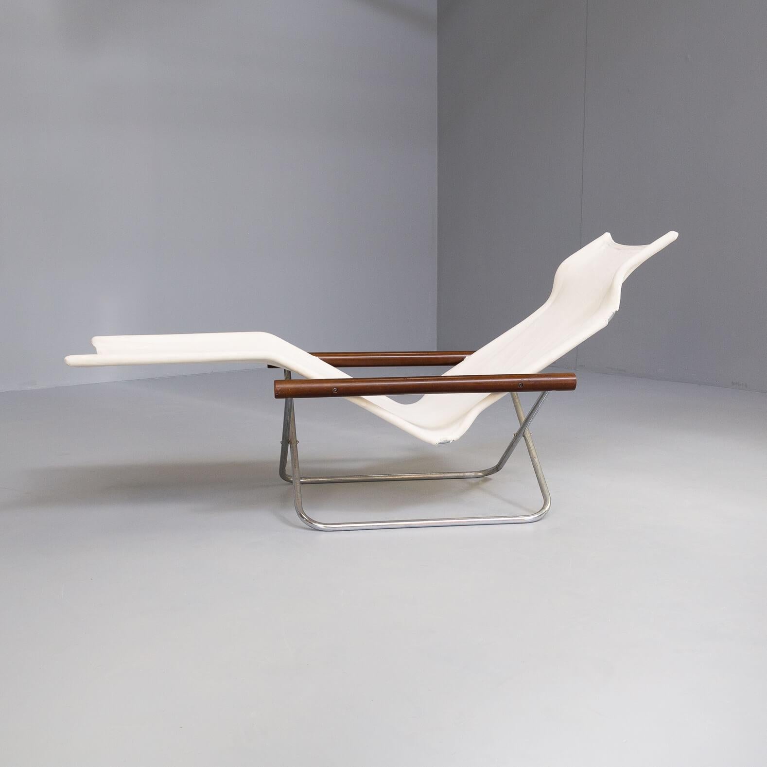 Metal 50s Takeshi Nii ‘NY Chair X’ Folding Chaise Longue for Jox Interni