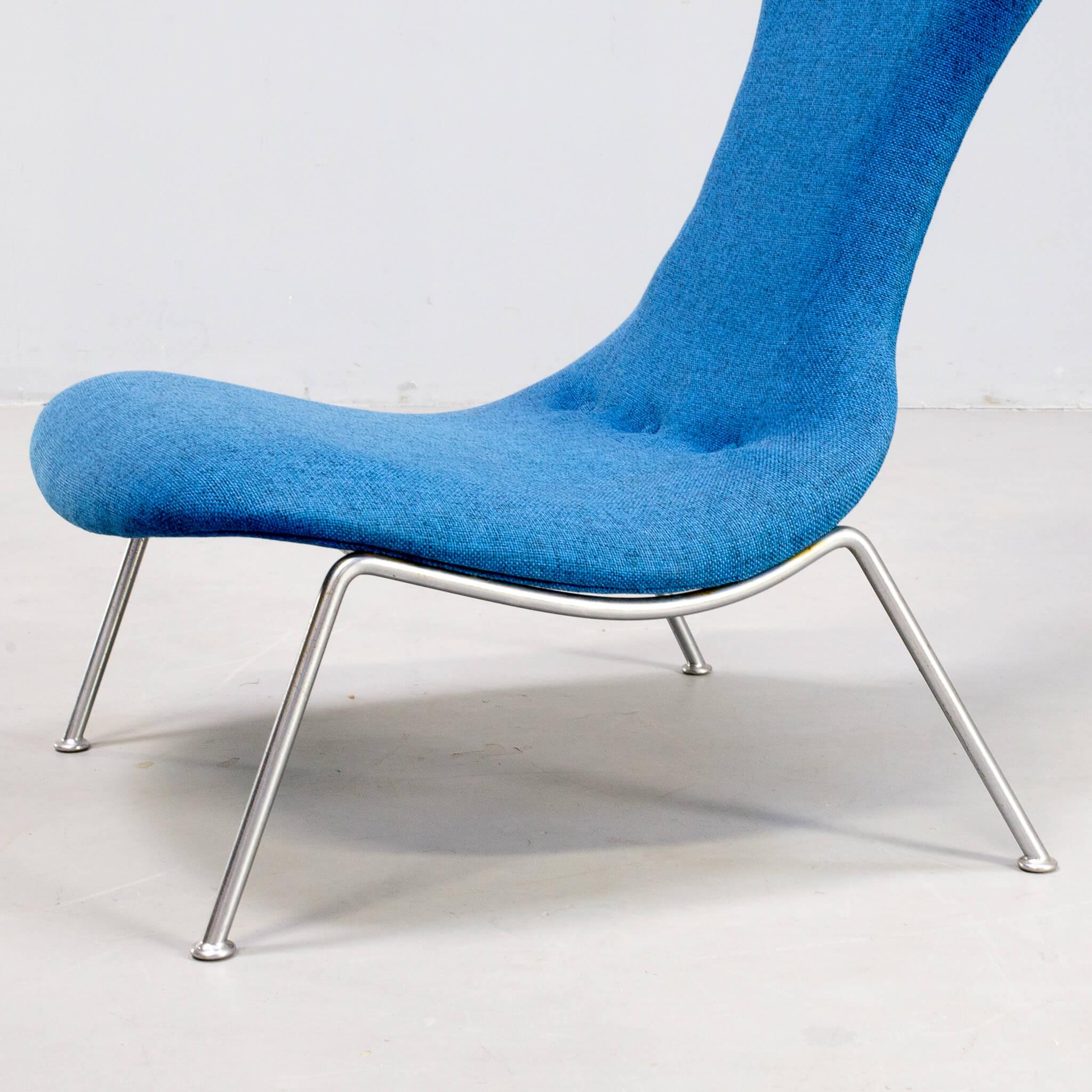 50s Theo Ruth very rare ‘Tongue’ lounge fauteuil for Wagemans & van Tuinen For Sale 1