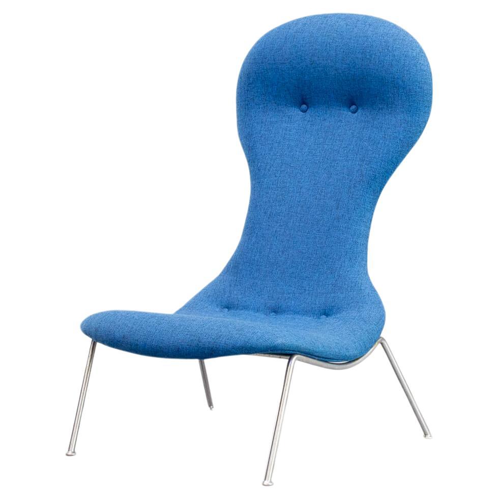 50s Theo Ruth very rare ‘Tongue’ lounge fauteuil for Wagemans & van Tuinen For Sale