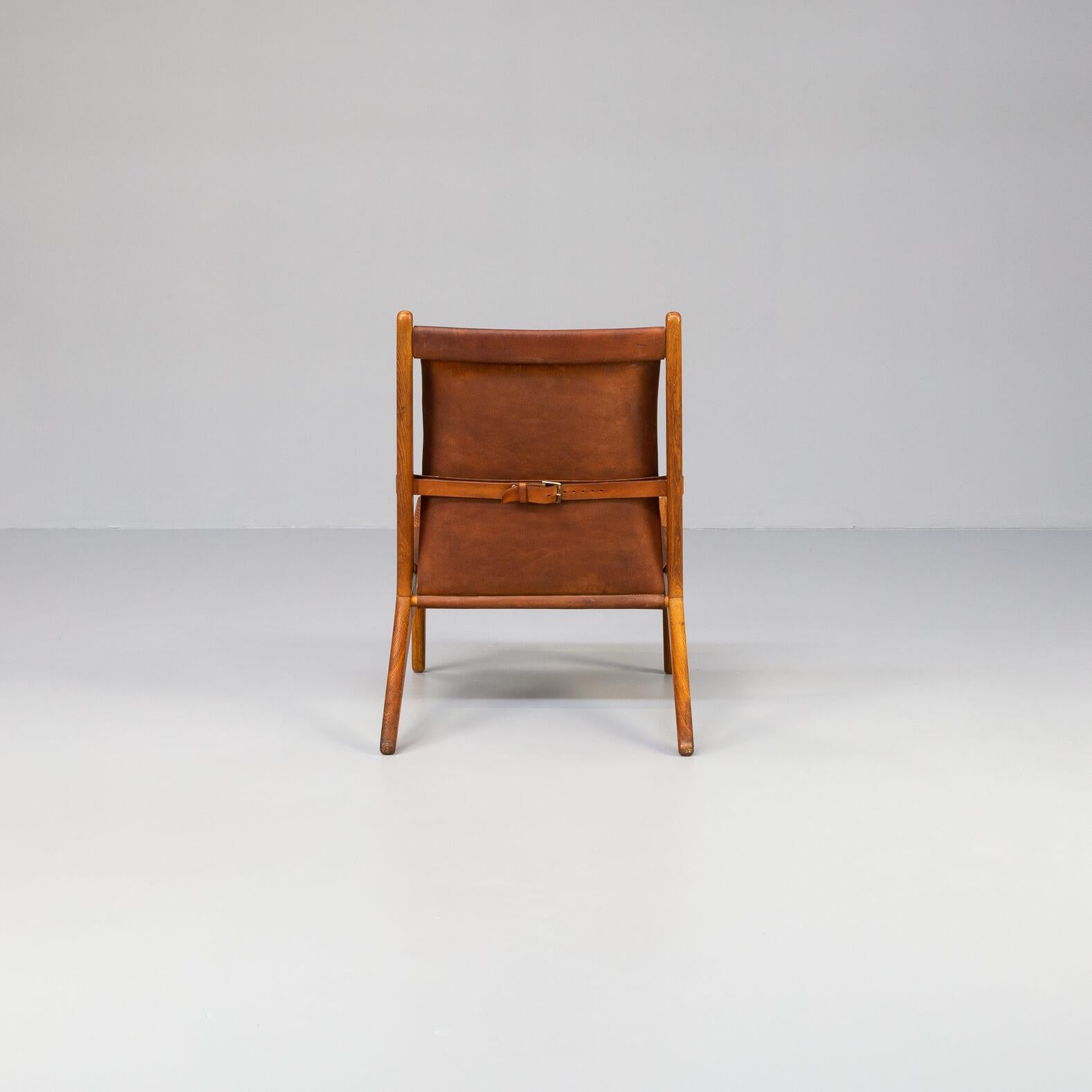 Mid-Century Modern 50s Uno & Östen Kristiansson Hunting Chair by for Luxus For Sale