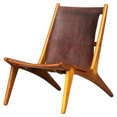 50s Uno & Östen Kristiansson Hunting Chair by for Luxus