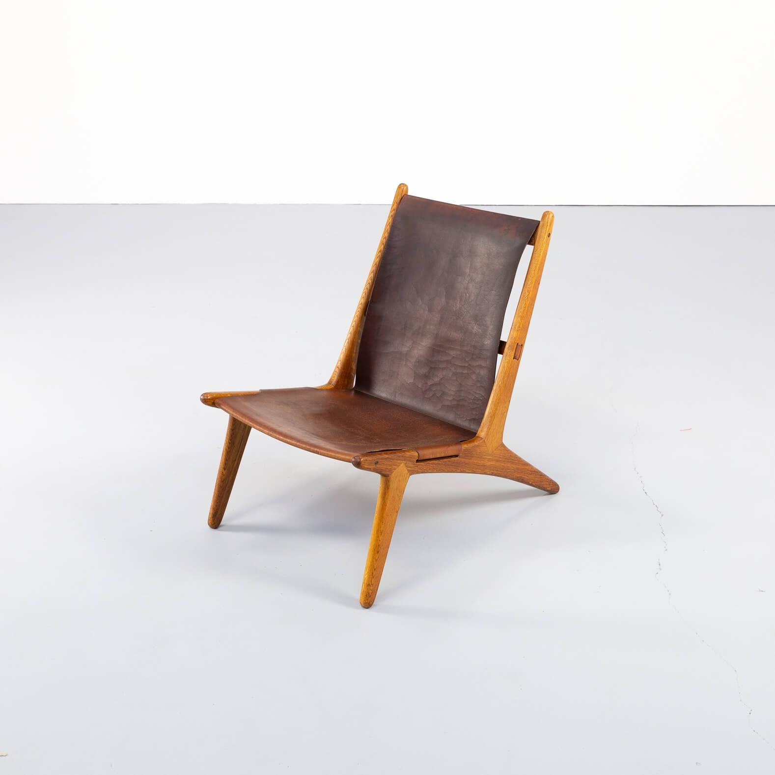 1950s Uno & Östen Kristiansson model 204 Hunting Chair by for Luxus For Sale 6
