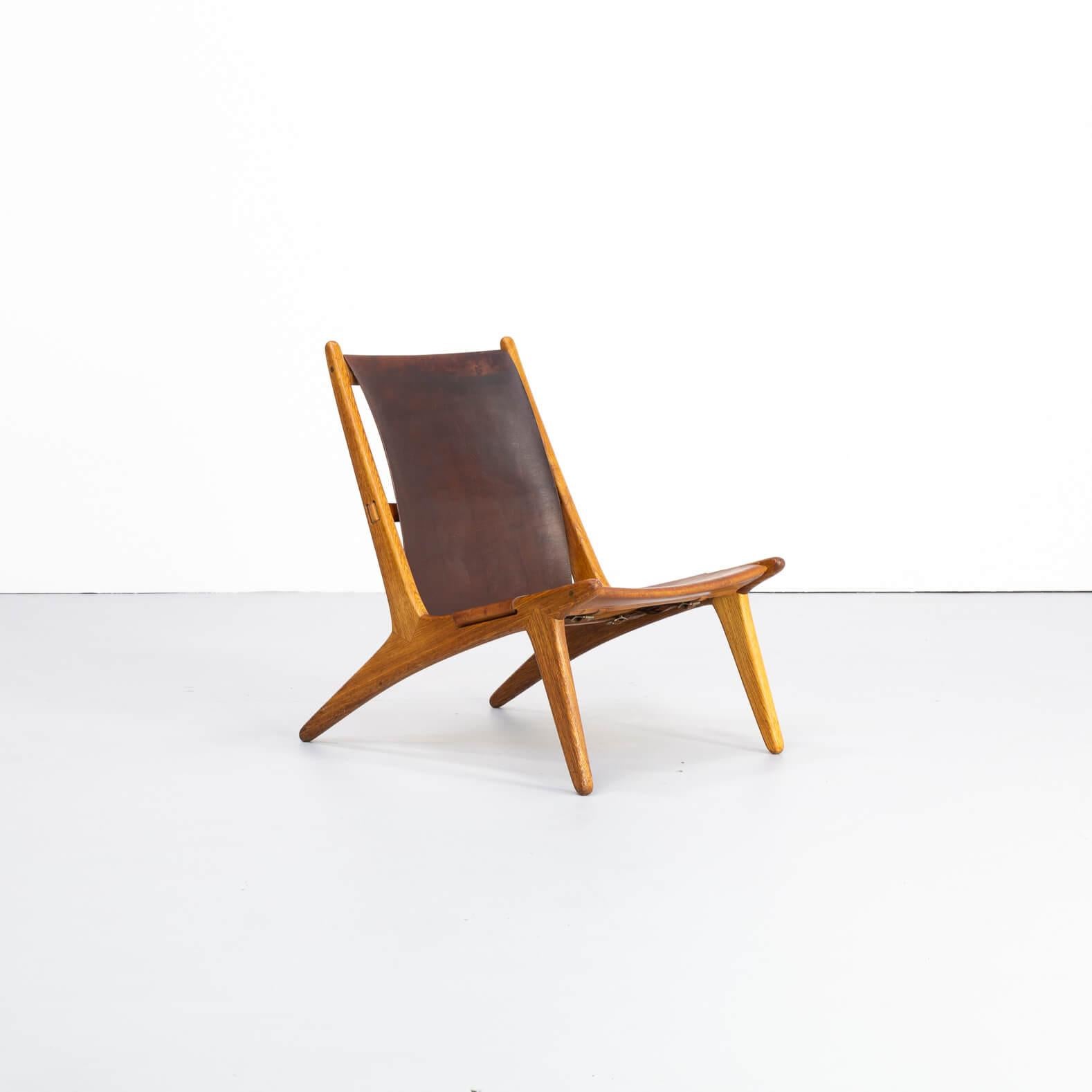 Mid-Century Modern 1950s Uno & Östen Kristiansson model 204 Hunting Chair by for Luxus For Sale