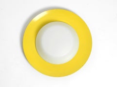 50s wall or ceiling lamp made of glass with metal reflector from Kaiser Leuchten