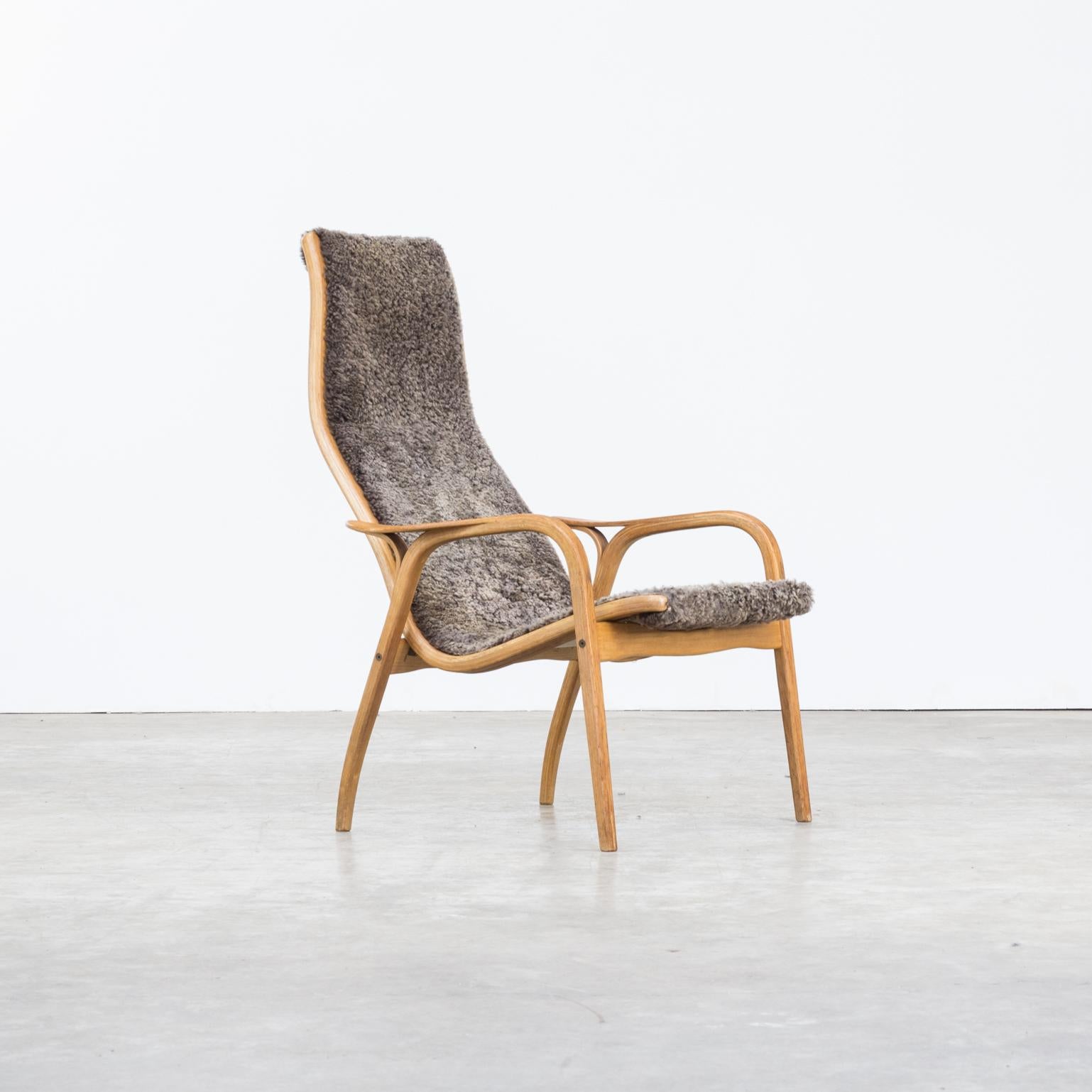 Swedish 1950s Yngve Ekström ‘Lamino’ Fauteuil for Swedese Møbler AB For Sale