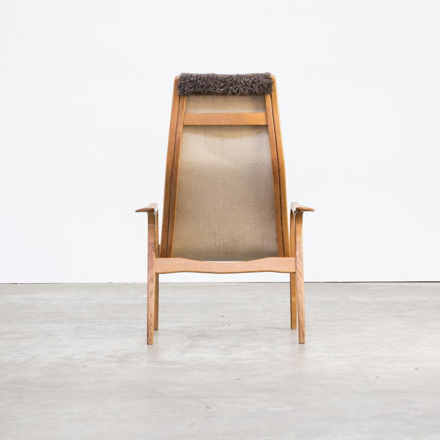 Mid-20th Century 1950s Yngve Ekström ‘Lamino’ Fauteuil for Swedese Møbler AB For Sale